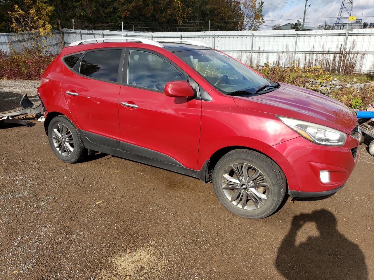 2015 Hyundai Tucson Limited Red vin: KM8JUCAG3FU084060