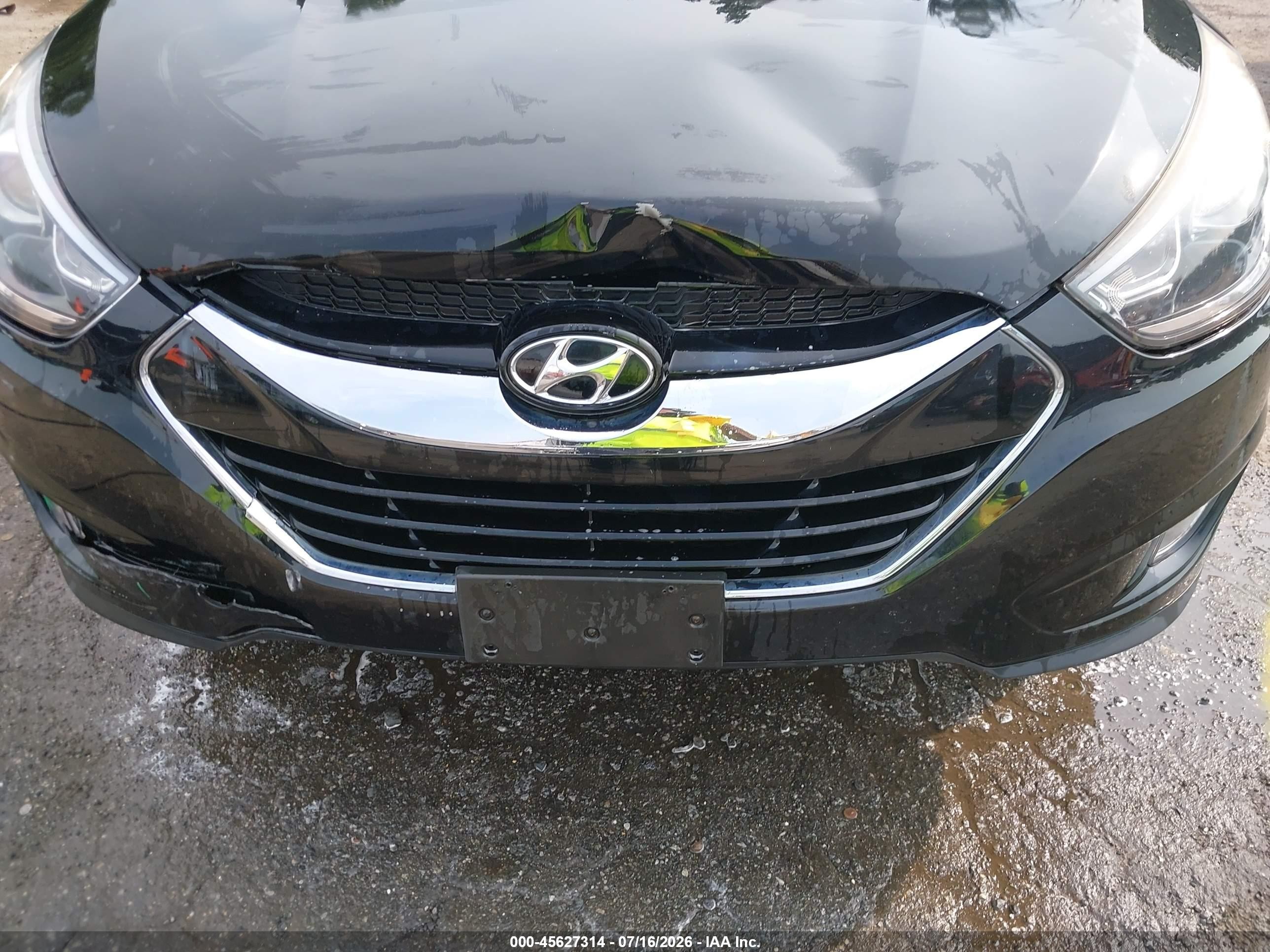 2015 Hyundai Tucson Limited Черный vin: KM8JUCAG3FU100287