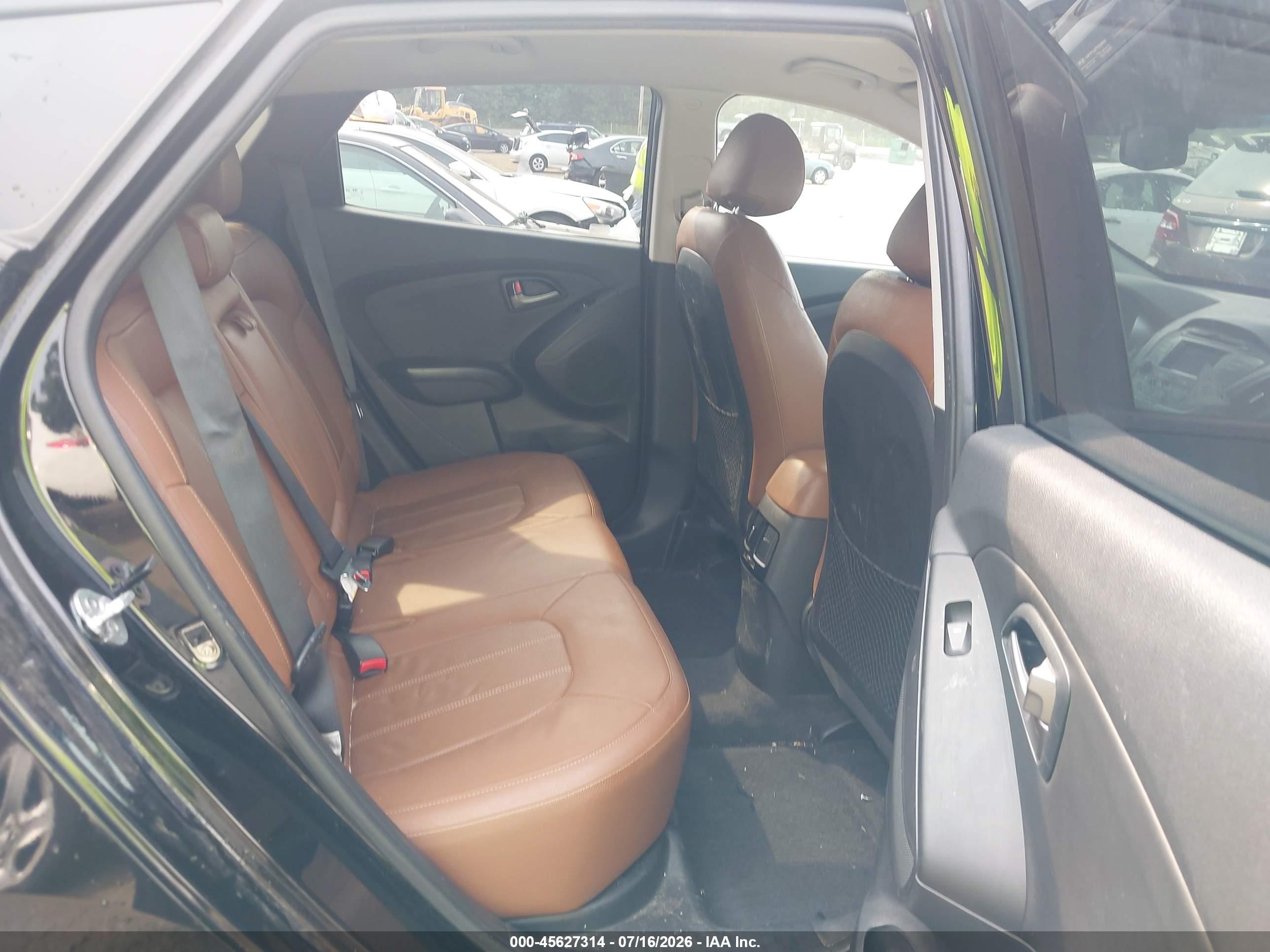 2015 Hyundai Tucson Limited Черный vin: KM8JUCAG3FU100287