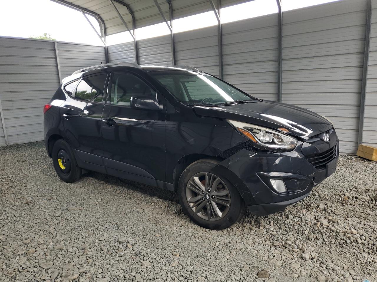 2015 Hyundai Tucson Se Black vin: KM8JUCAG3FU115548 Damage: Right Rear Wheel, Mismatched, Replacement Required
