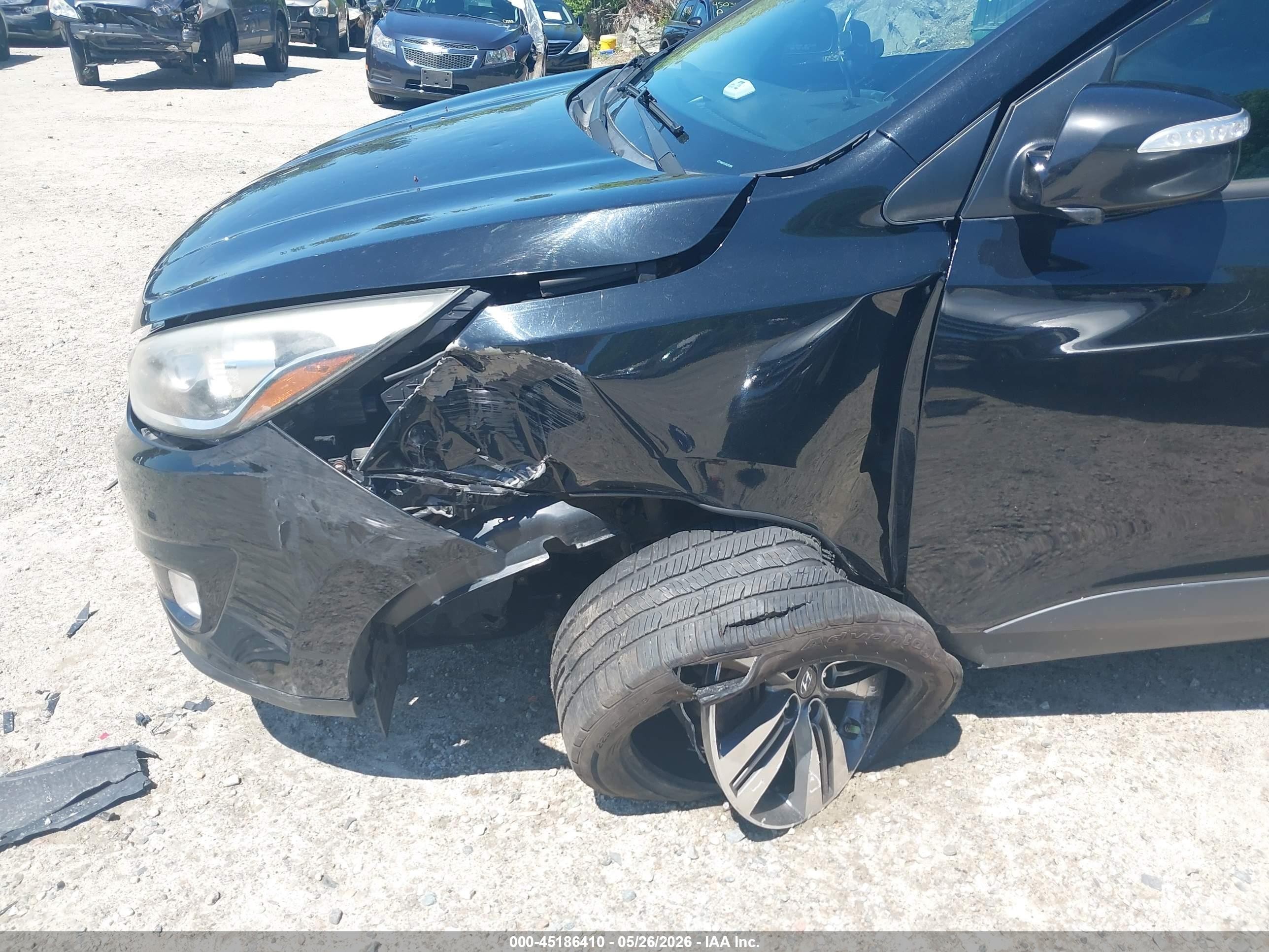 2015 Hyundai Tucson Limited Black vin: KM8JUCAG3FU984246