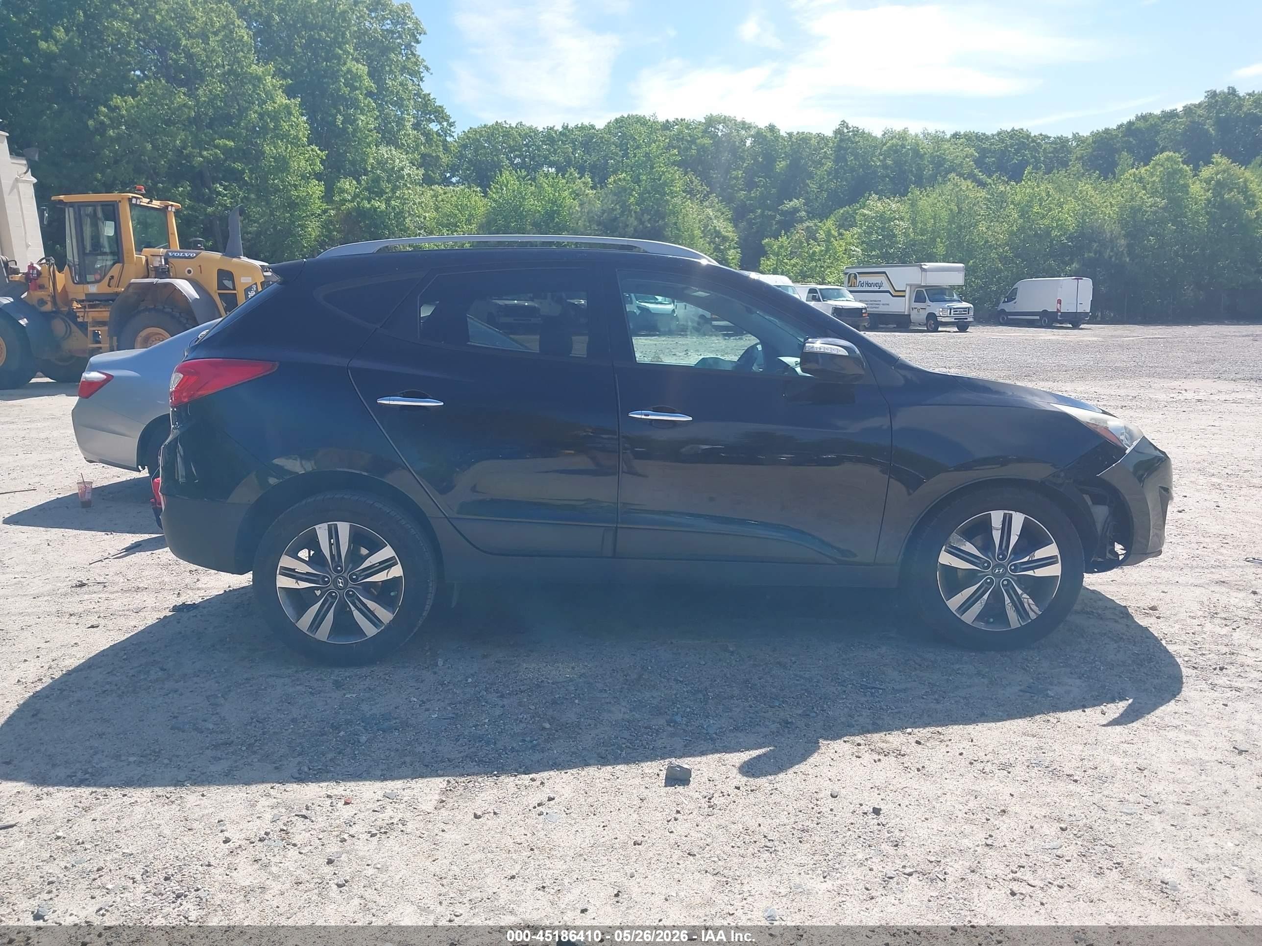 2015 Hyundai Tucson Limited Black vin: KM8JUCAG3FU984246