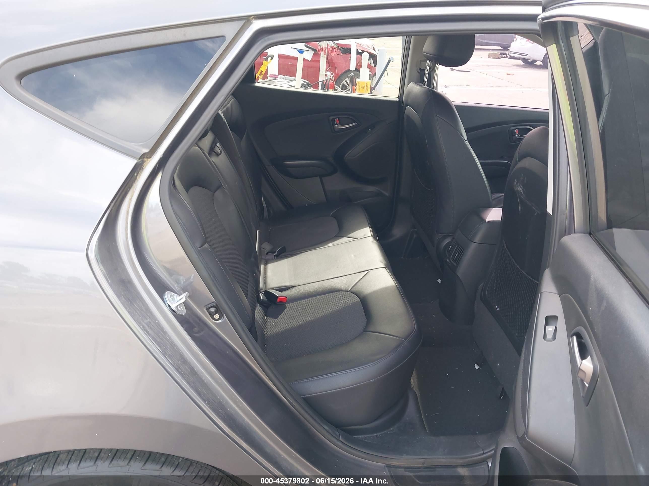 2014 Hyundai Tucson Se Gray vin: KM8JUCAG4EU803704