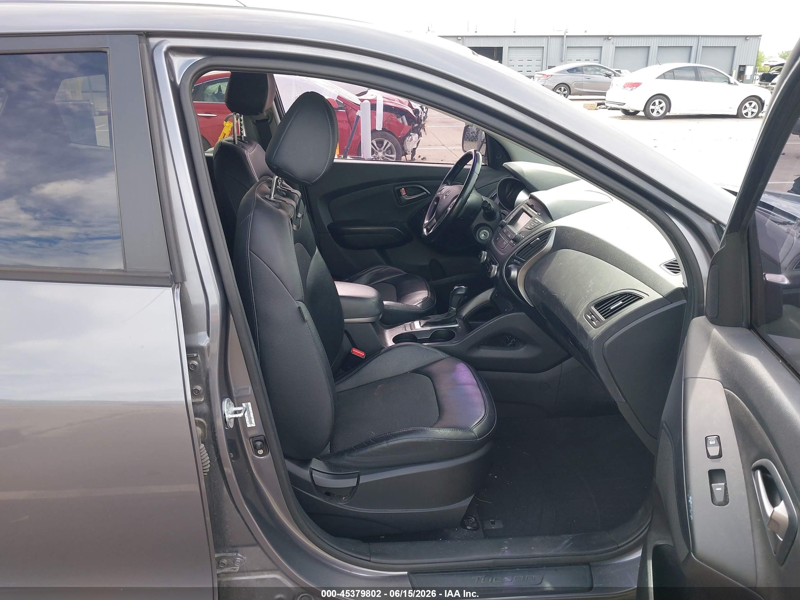 2014 Hyundai Tucson Se Gray vin: KM8JUCAG4EU803704