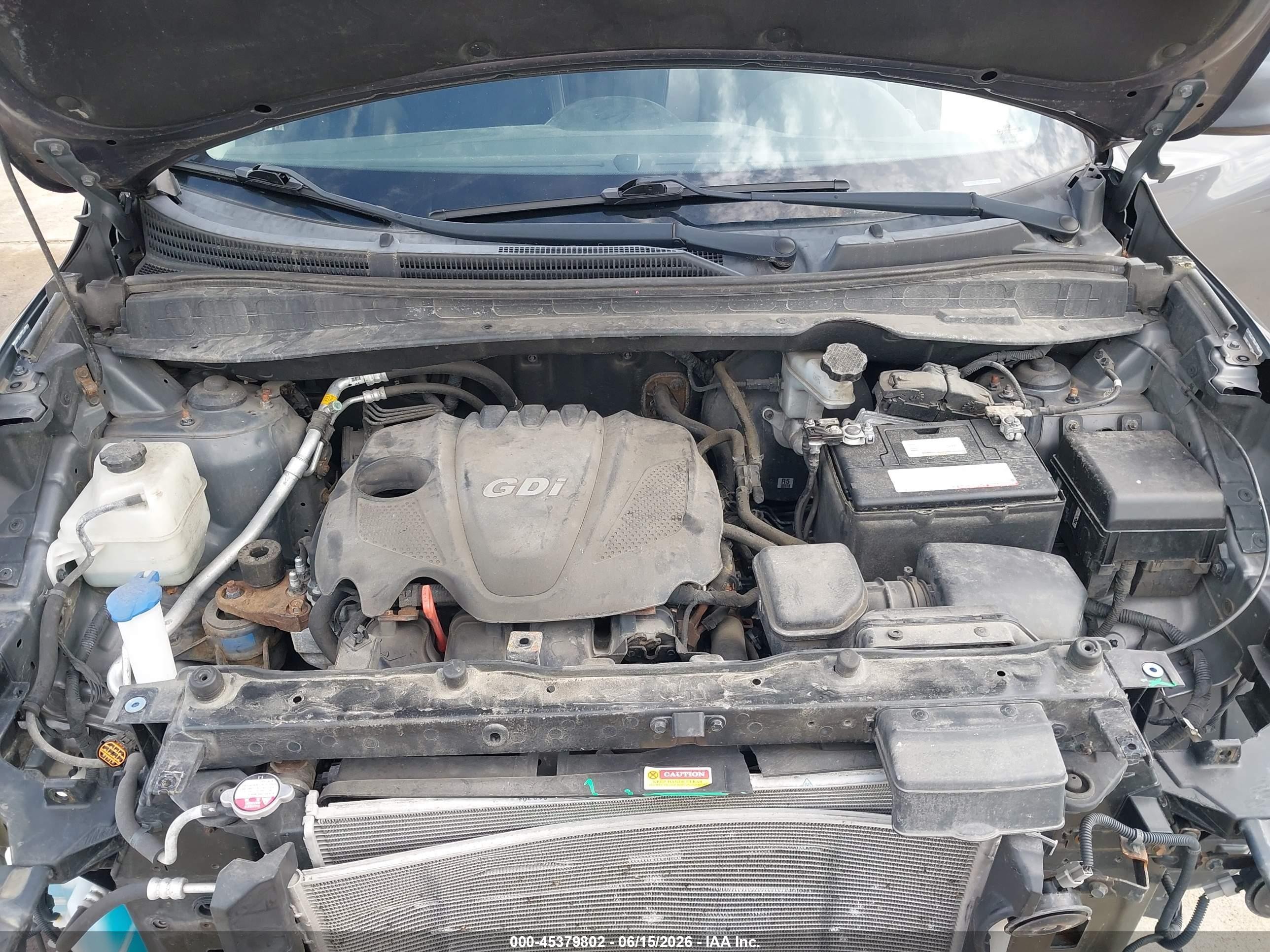 2014 Hyundai Tucson Se Gray vin: KM8JUCAG4EU803704