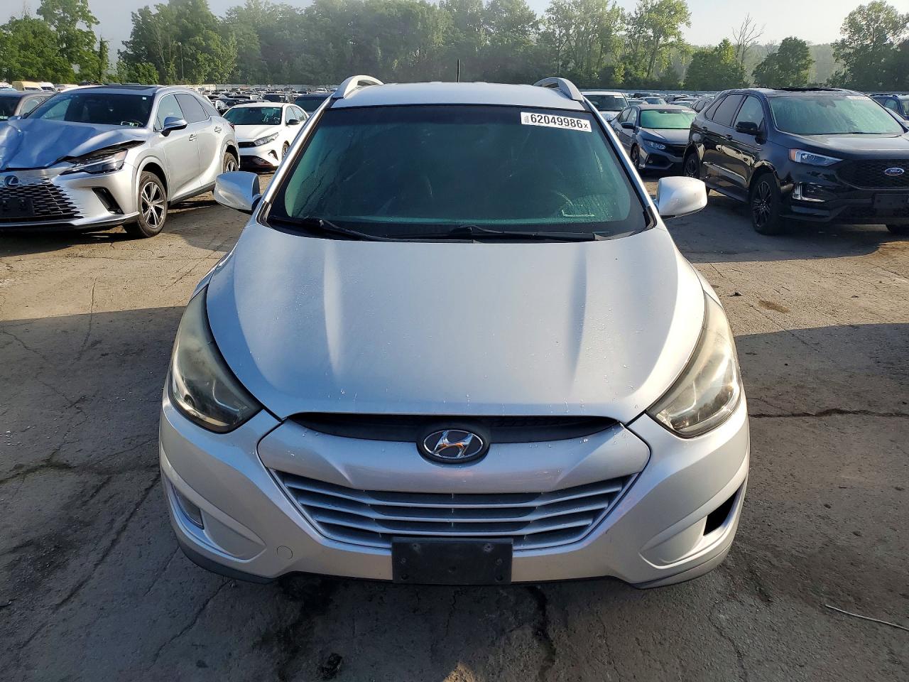 2014 Hyundai Tucson Se Silver vin: KM8JUCAG4EU806554