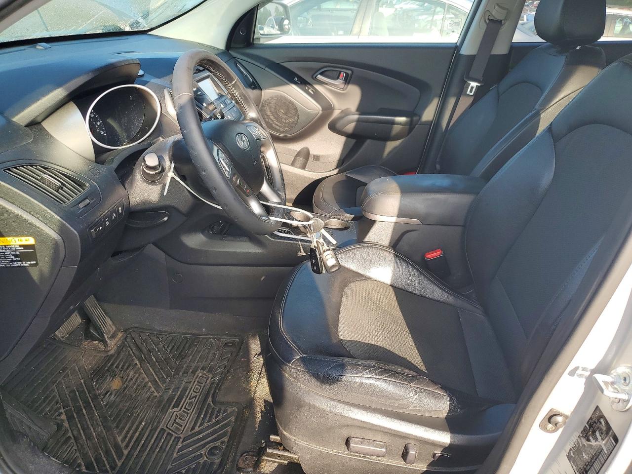 2014 Hyundai Tucson Se Silver vin: KM8JUCAG4EU806554