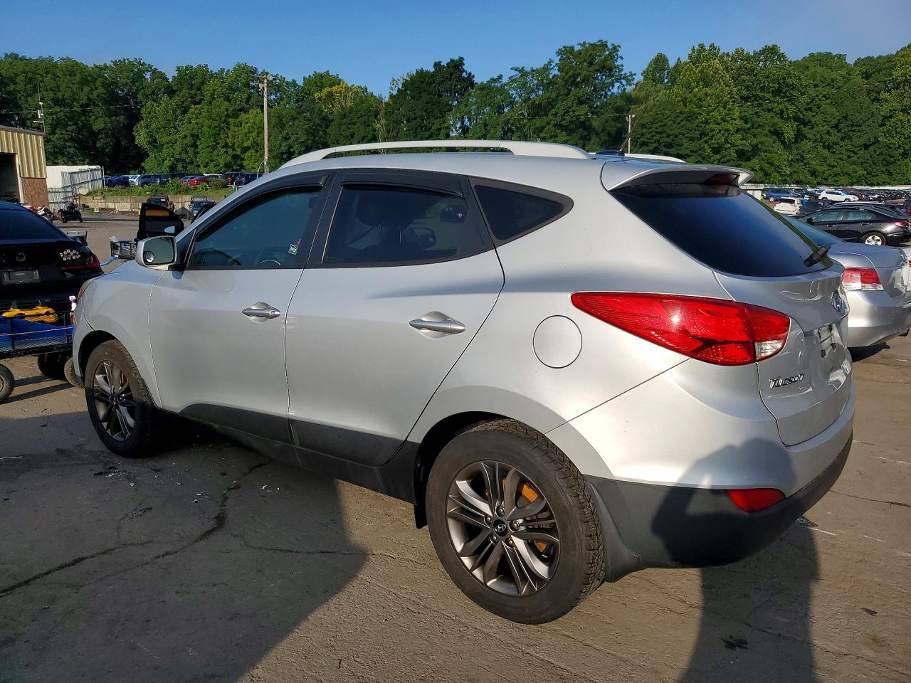 2014 Hyundai Tucson Se Silver vin: KM8JUCAG4EU806554
