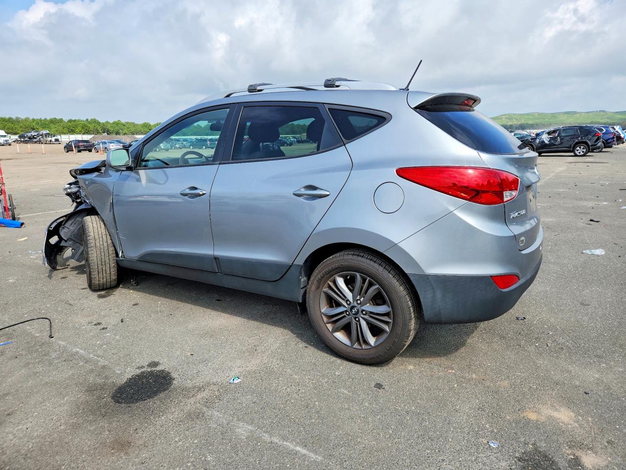 2015 Hyundai Tucson Se Gray vin: KM8JUCAG4FU075089