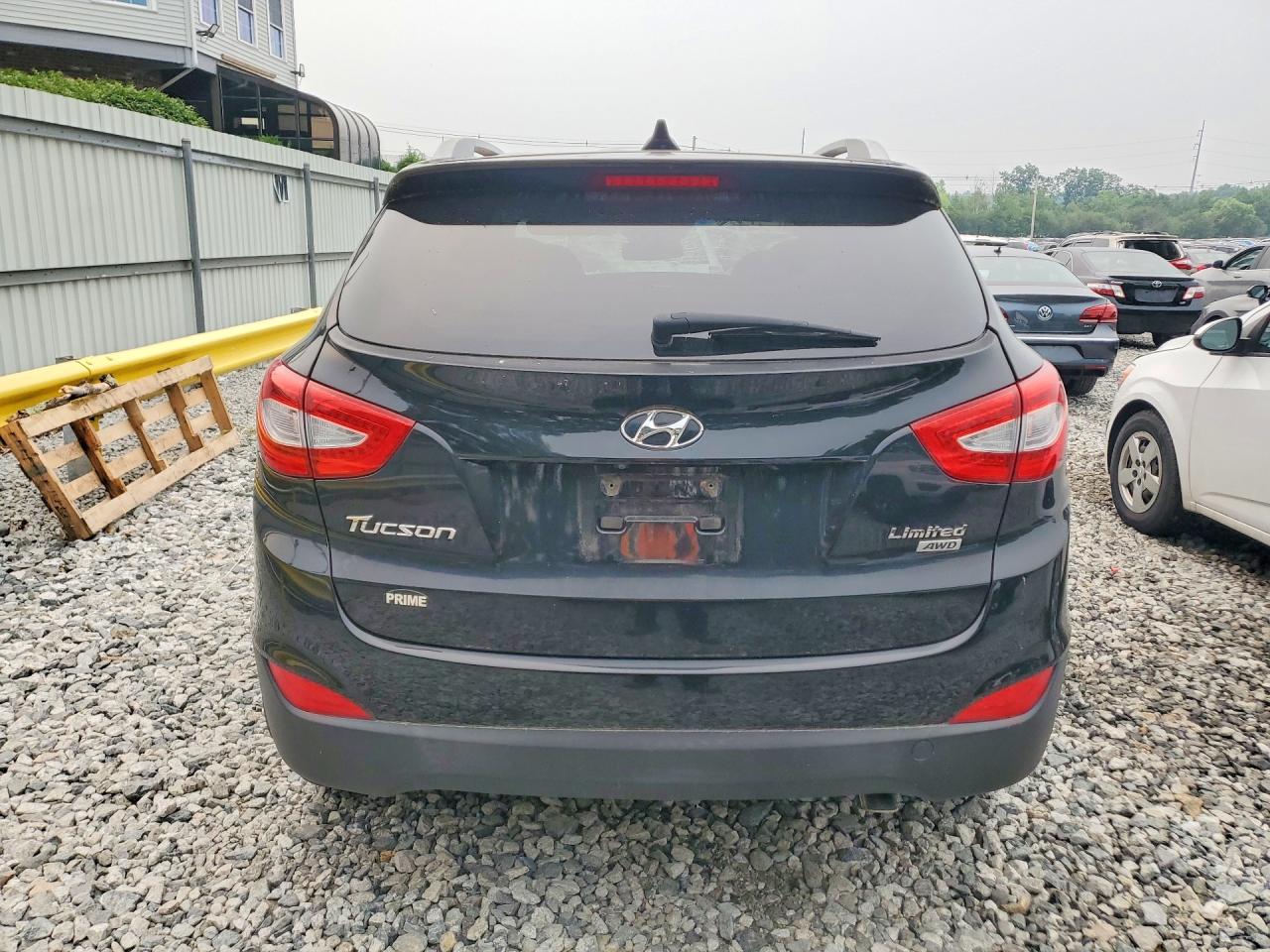 2015 Hyundai Tucson Limited Черный vin: KM8JUCAG4FU094693
