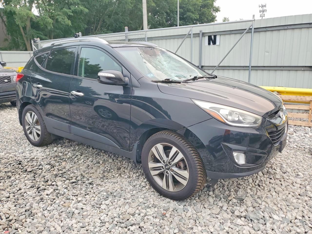2015 Hyundai Tucson Limited Черный vin: KM8JUCAG4FU094693