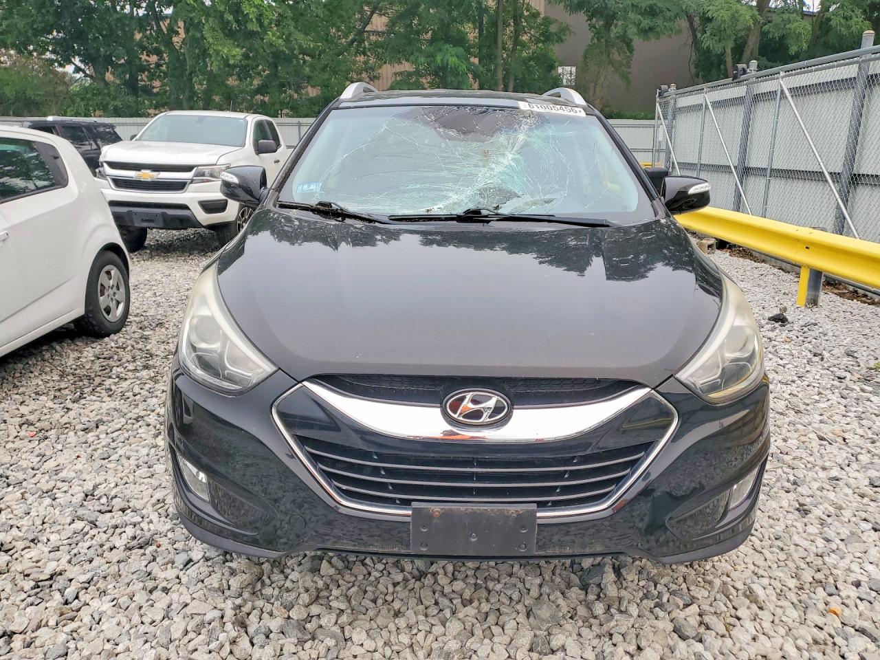 2015 Hyundai Tucson Limited Черный vin: KM8JUCAG4FU094693