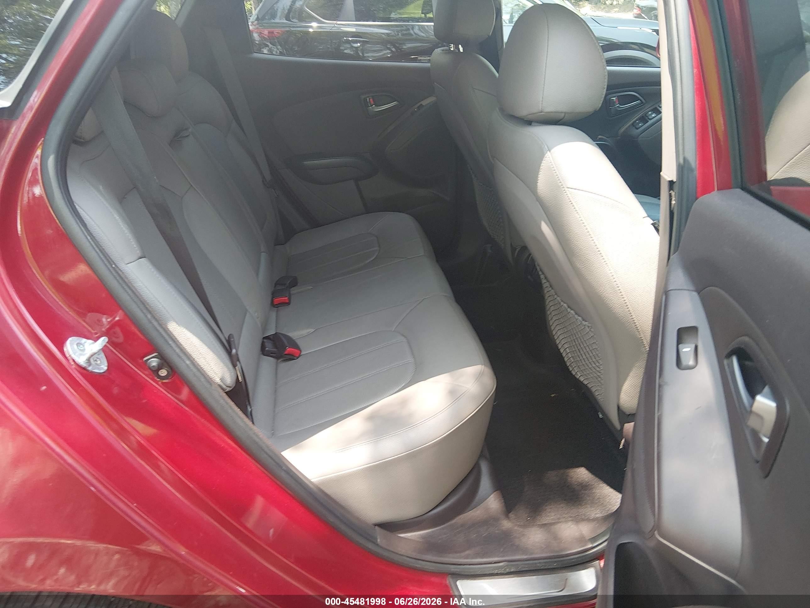 2015 Hyundai Tucson Limited Red vin: KM8JUCAG4FU987883