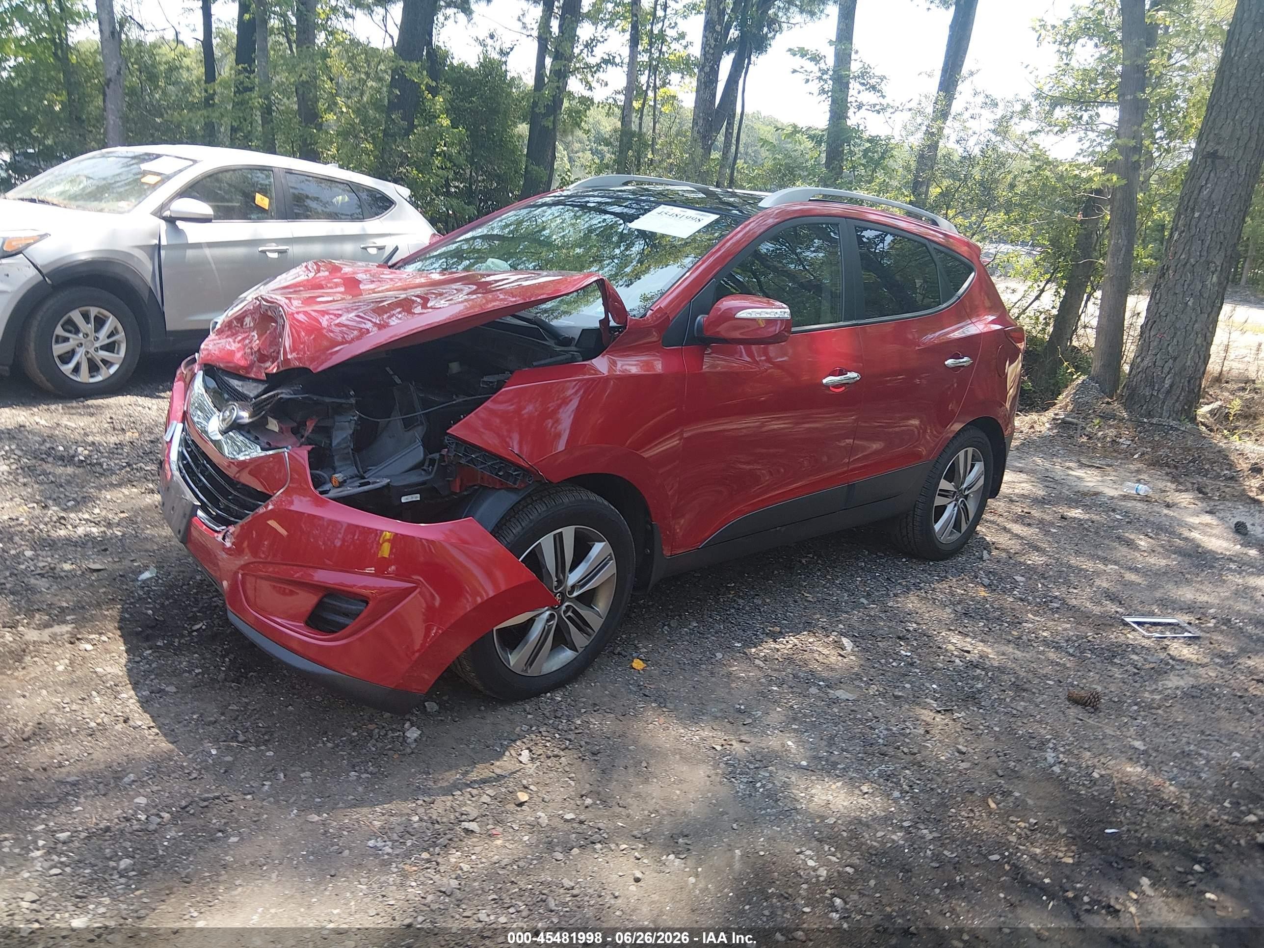 2015 Hyundai Tucson Limited Red vin: KM8JUCAG4FU987883