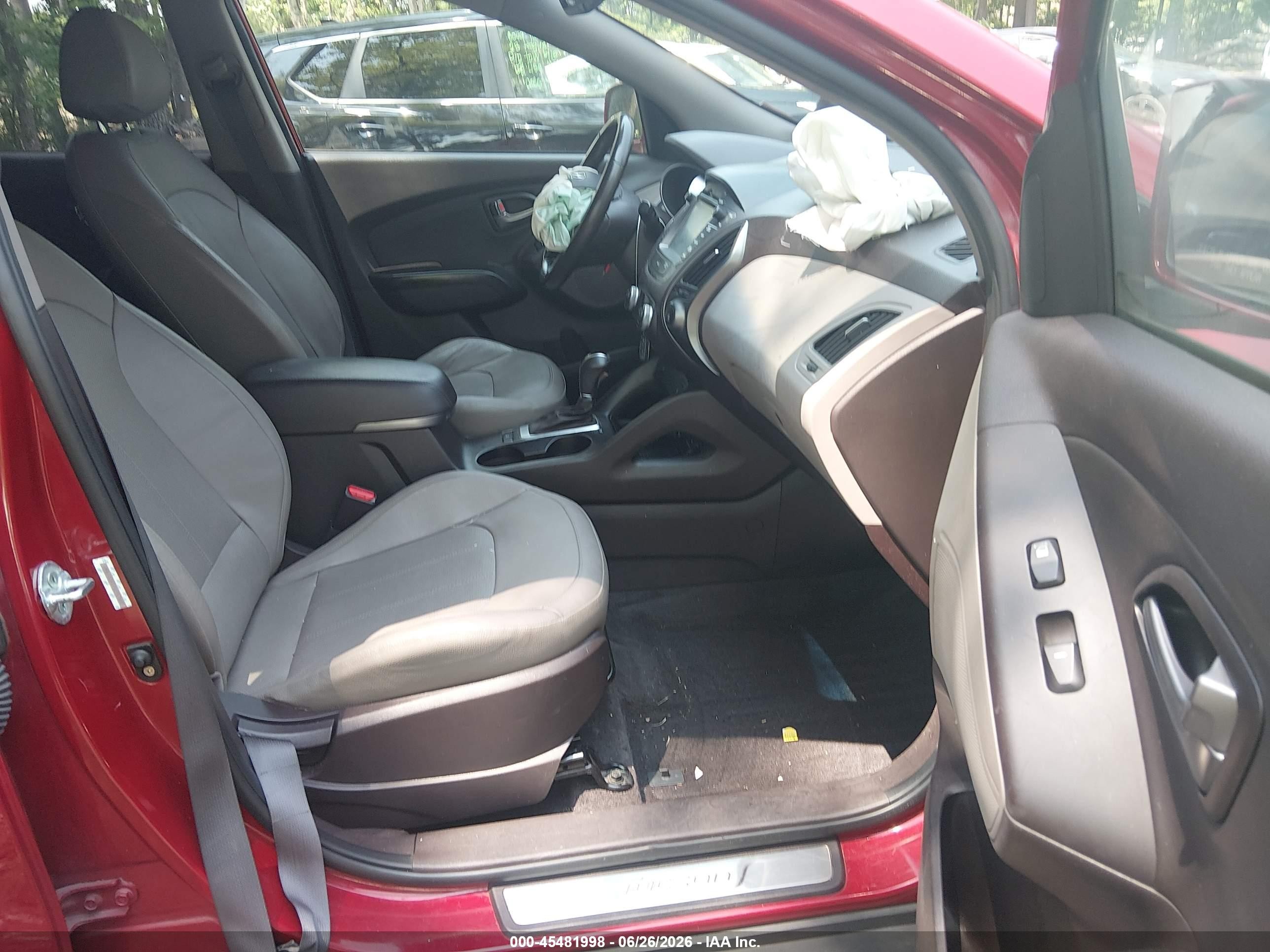 2015 Hyundai Tucson Limited Red vin: KM8JUCAG4FU987883