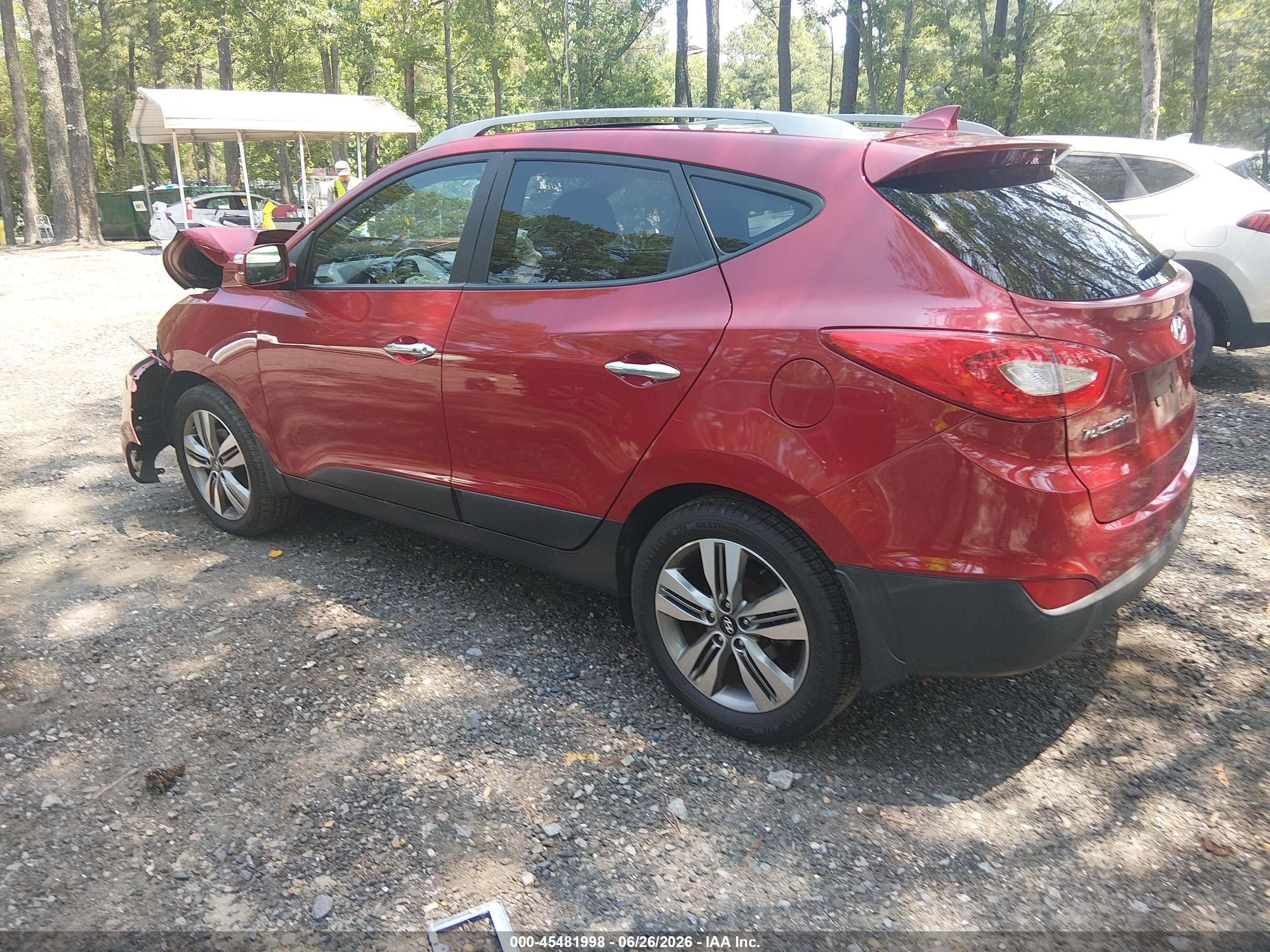 2015 Hyundai Tucson Limited Red vin: KM8JUCAG4FU987883