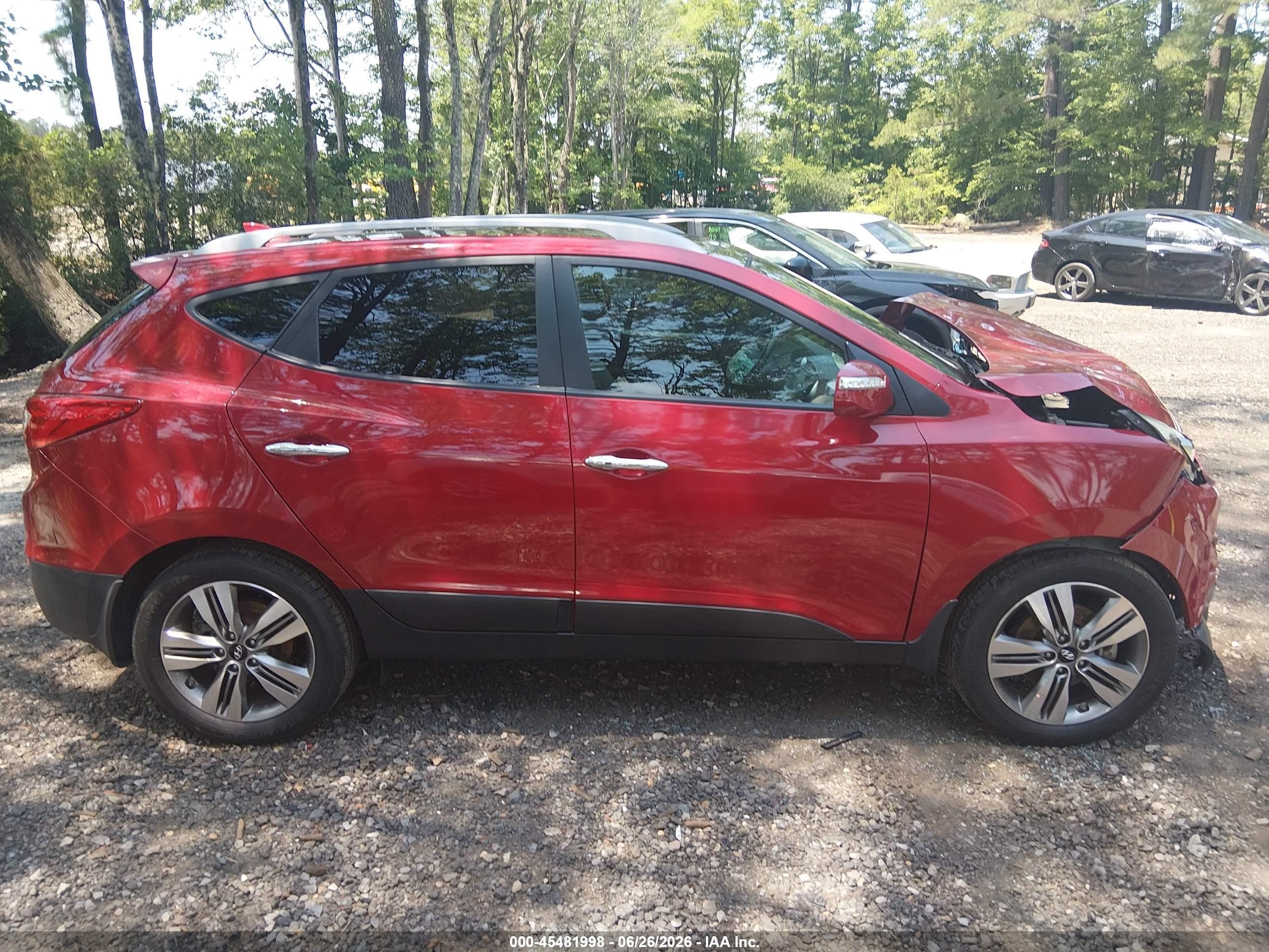2015 Hyundai Tucson Limited Red vin: KM8JUCAG4FU987883