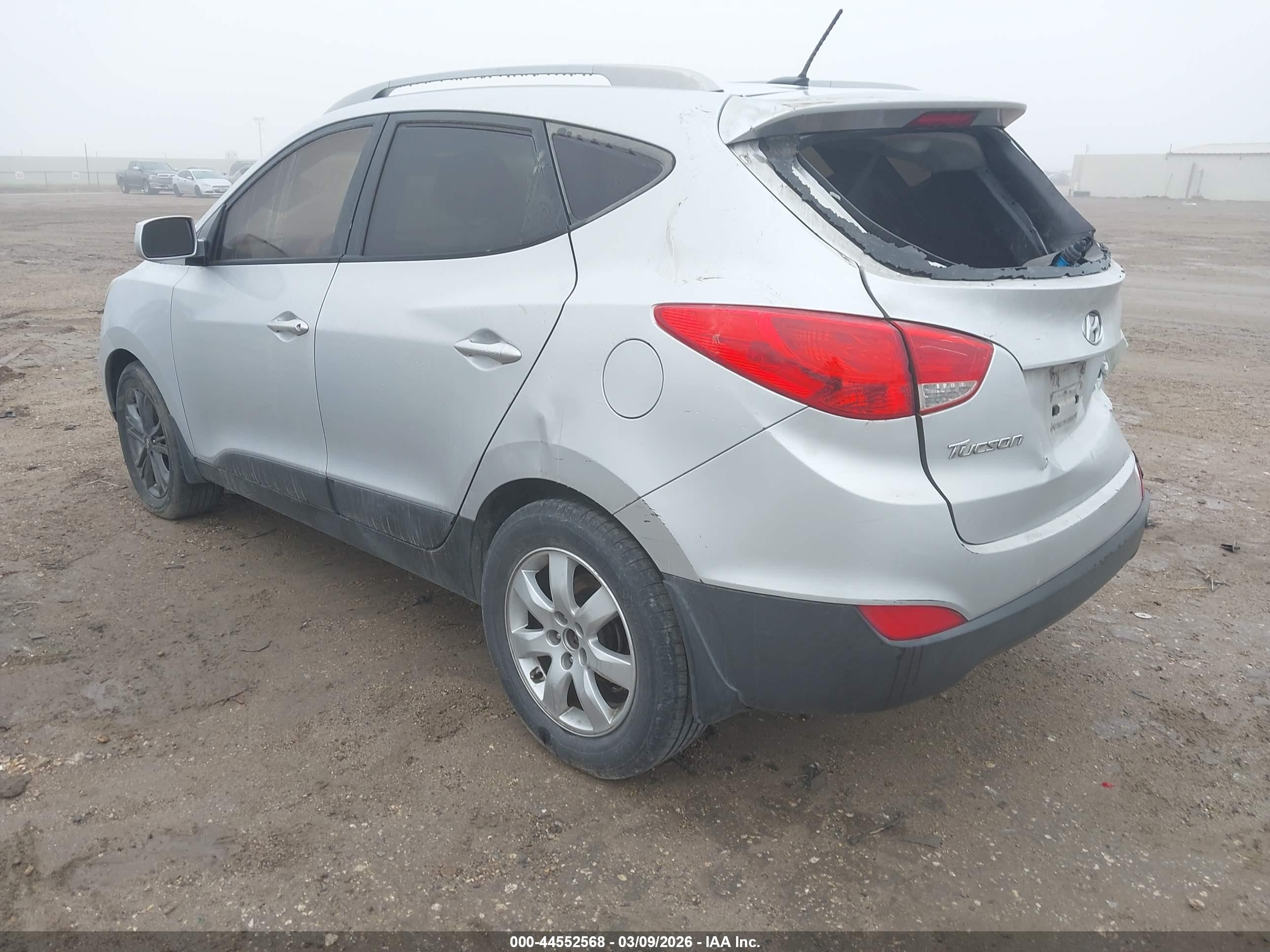 2014 Hyundai Tucson Se Silver vin: KM8JUCAG5EU826599