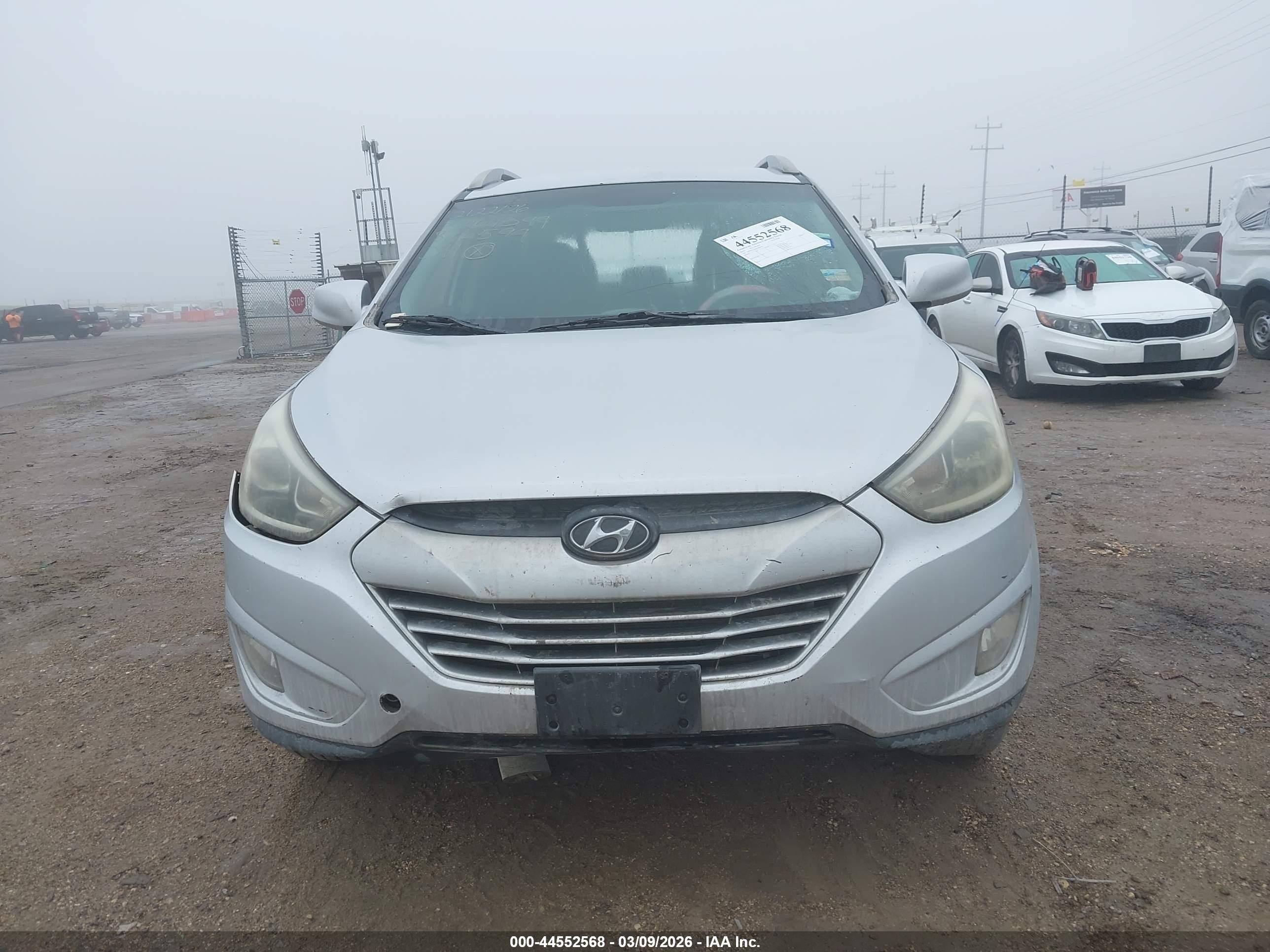 2014 Hyundai Tucson Se Silver vin: KM8JUCAG5EU826599
