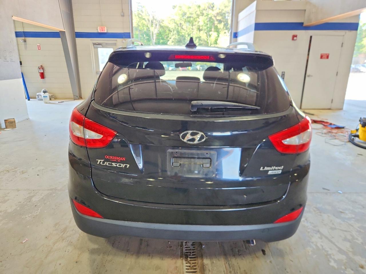 2014 Hyundai Tucson Limited Black vin: KM8JUCAG5EU863636