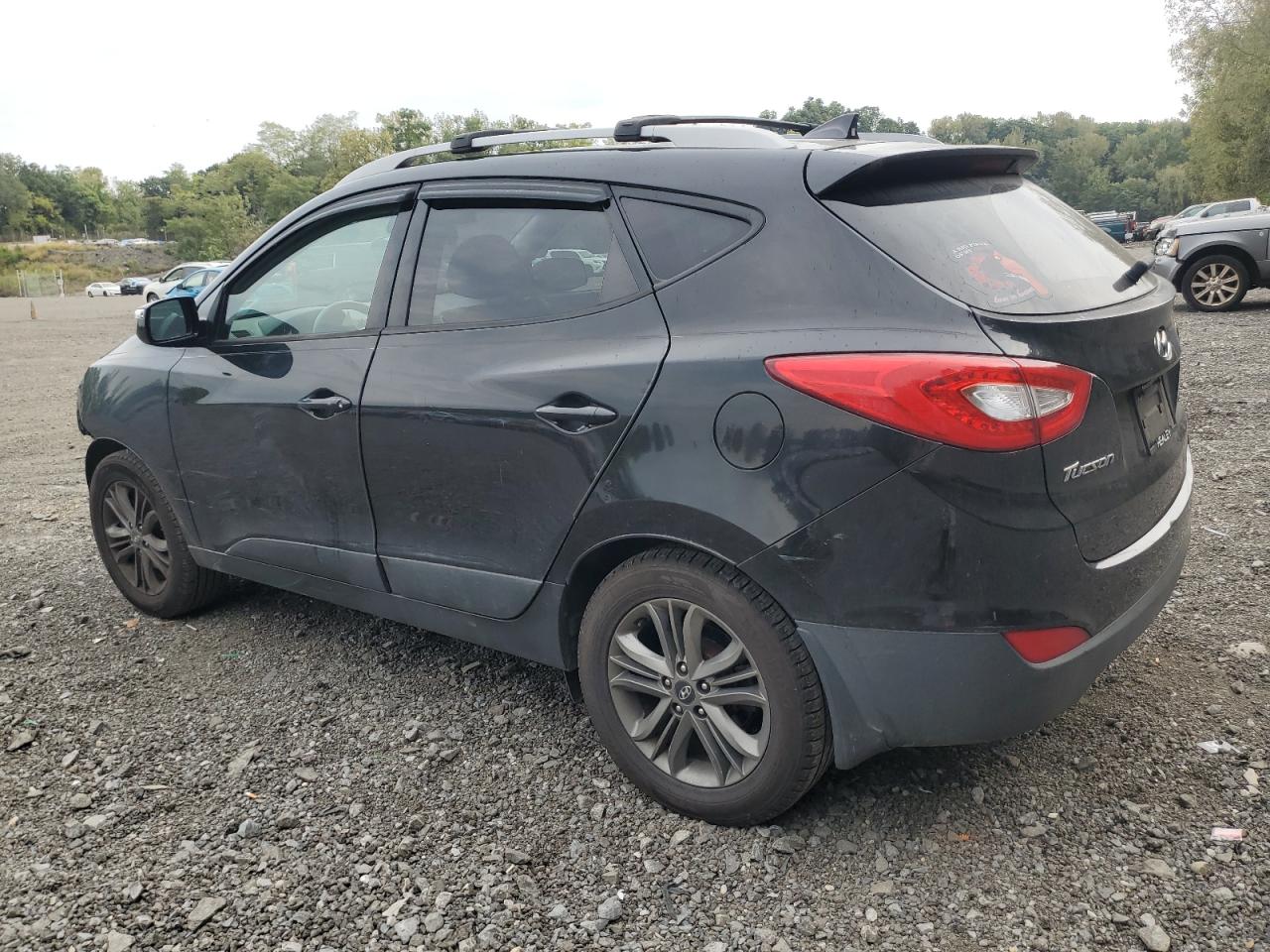 2014 Hyundai Tucson Gls Black vin: KM8JUCAG5EU937301