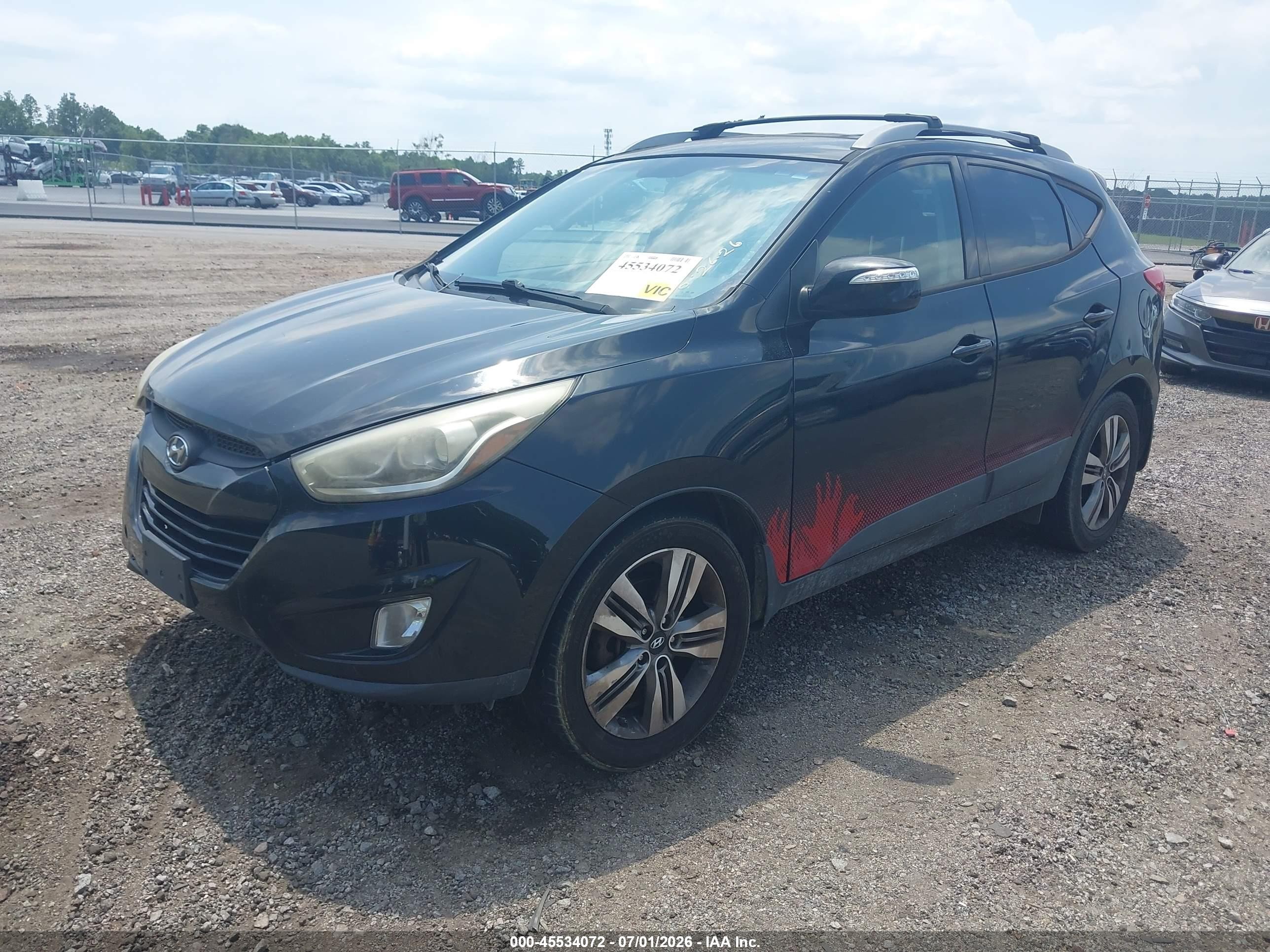 2014 Hyundai Tucson Walking Dead Edition Черный vin: KM8JUCAG5EU940487