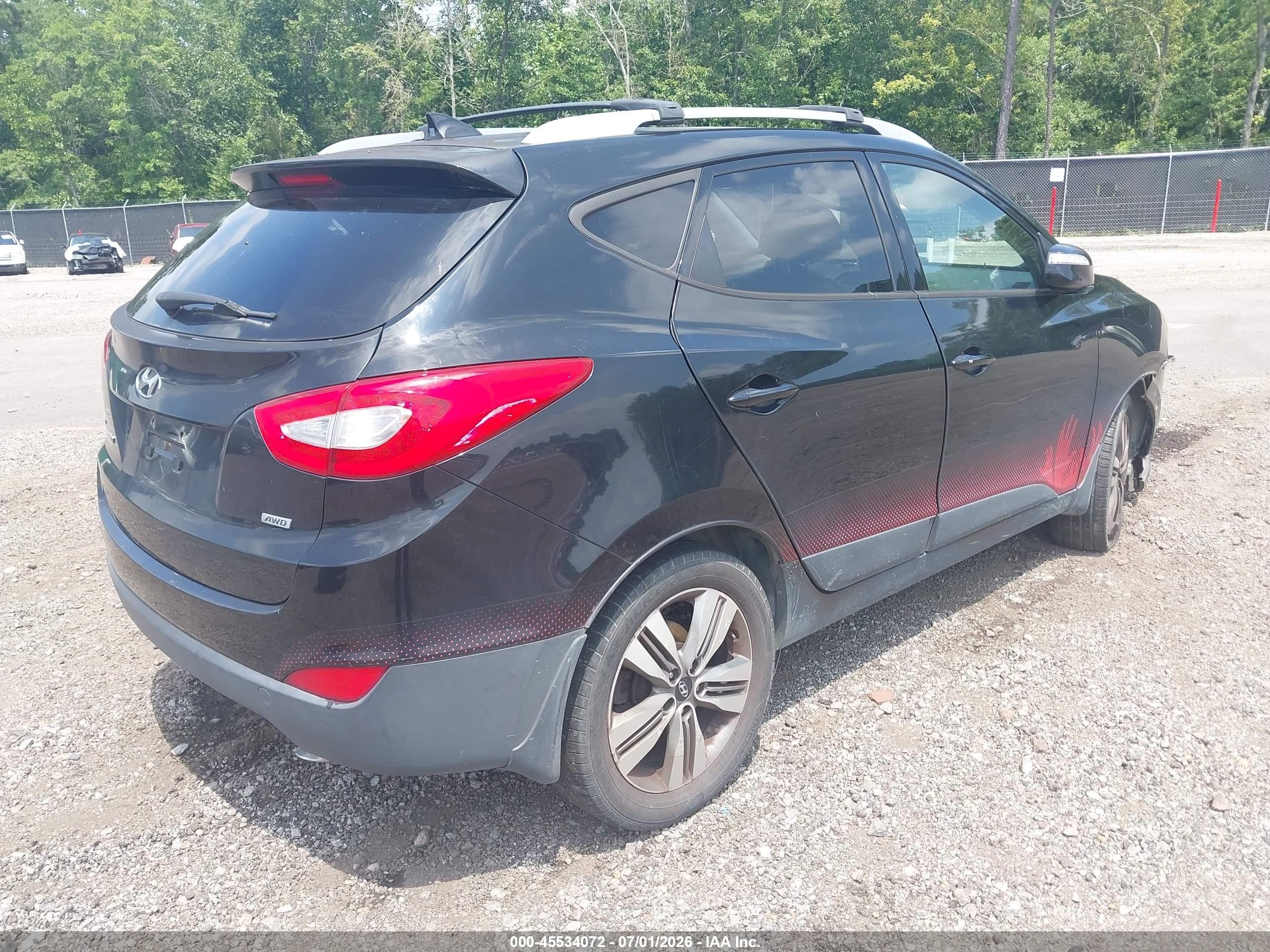 2014 Hyundai Tucson Walking Dead Edition Черный vin: KM8JUCAG5EU940487