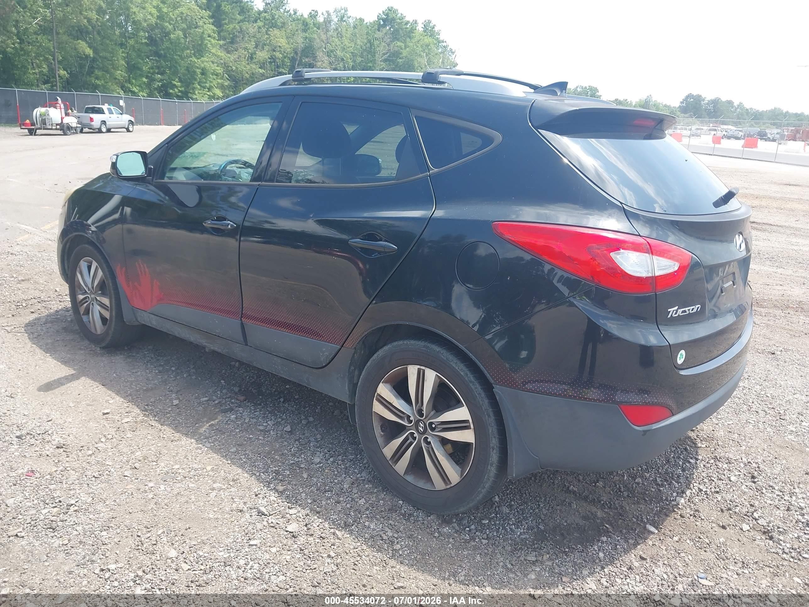 2014 Hyundai Tucson Walking Dead Edition Черный vin: KM8JUCAG5EU940487