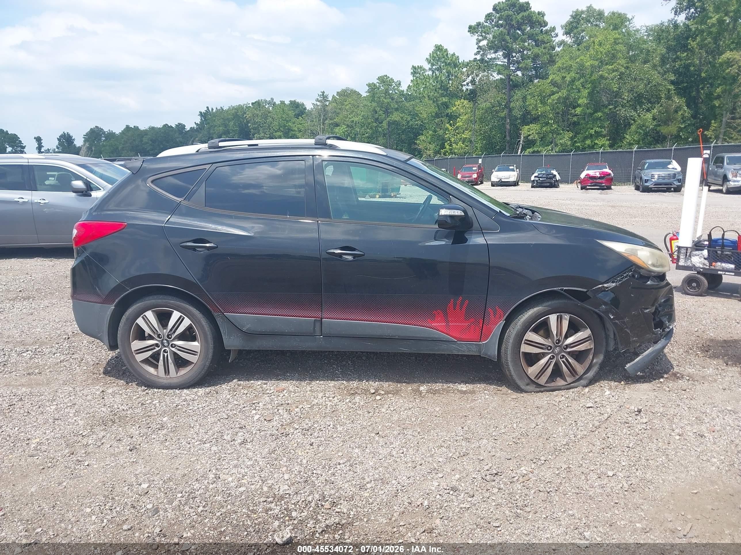 2014 Hyundai Tucson Walking Dead Edition Черный vin: KM8JUCAG5EU940487