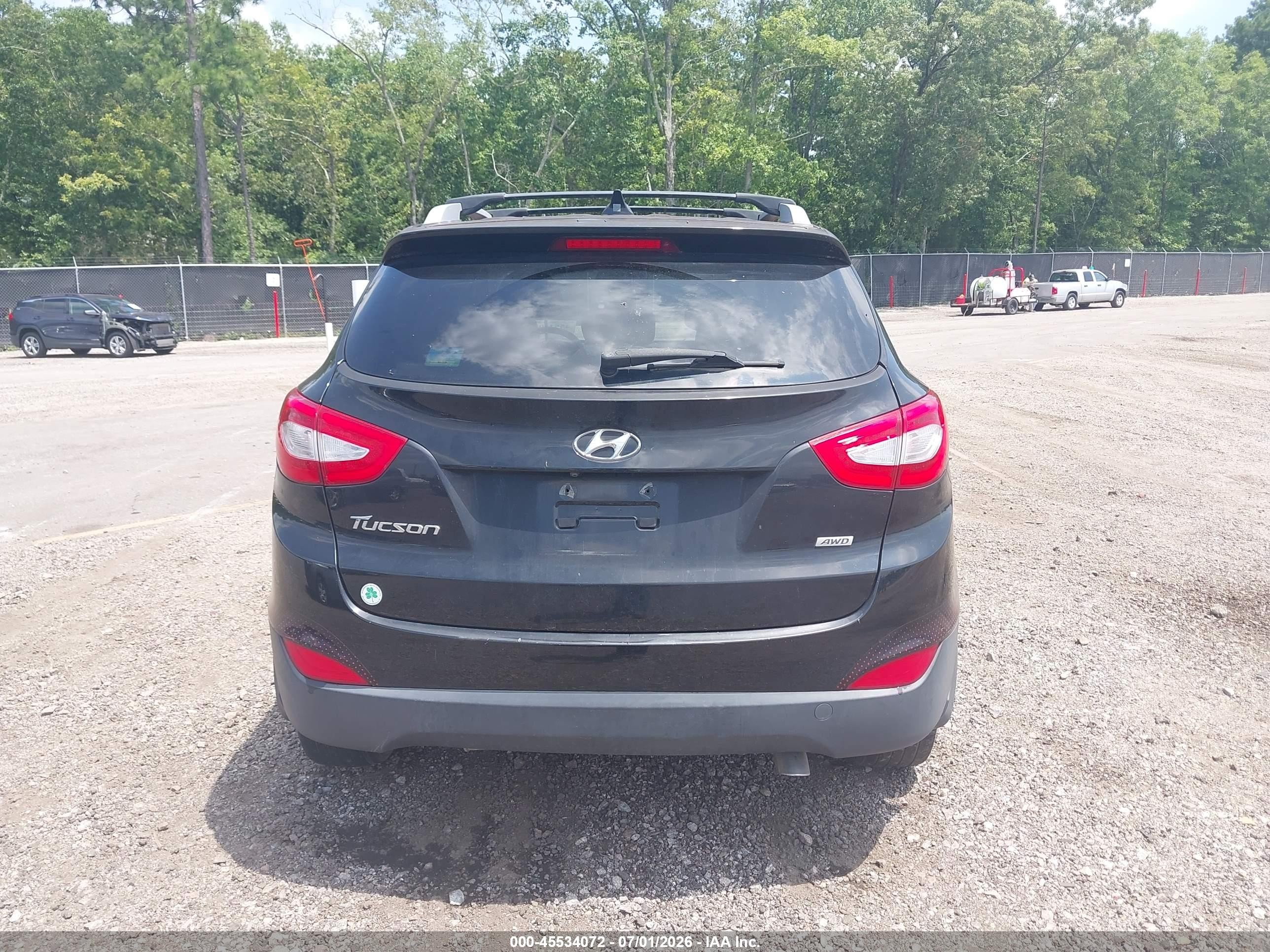 2014 Hyundai Tucson Walking Dead Edition Черный vin: KM8JUCAG5EU940487
