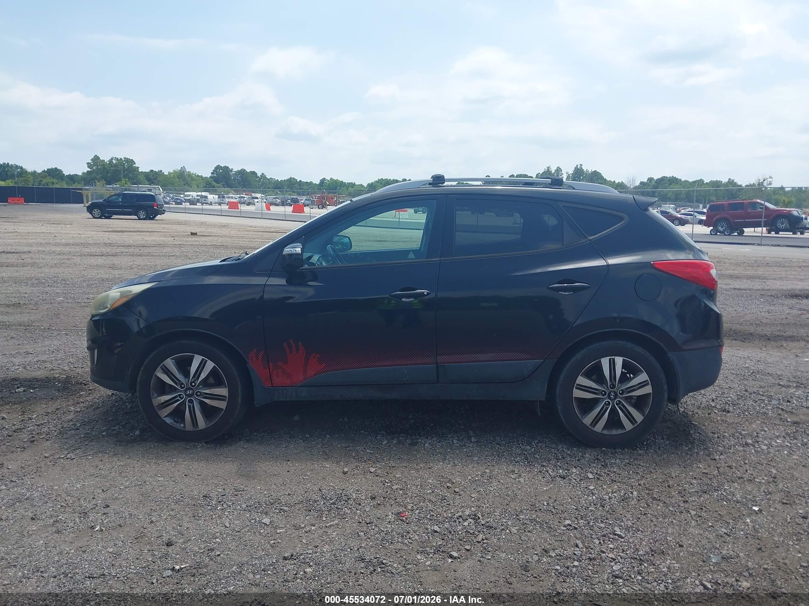 2014 Hyundai Tucson Walking Dead Edition Черный vin: KM8JUCAG5EU940487