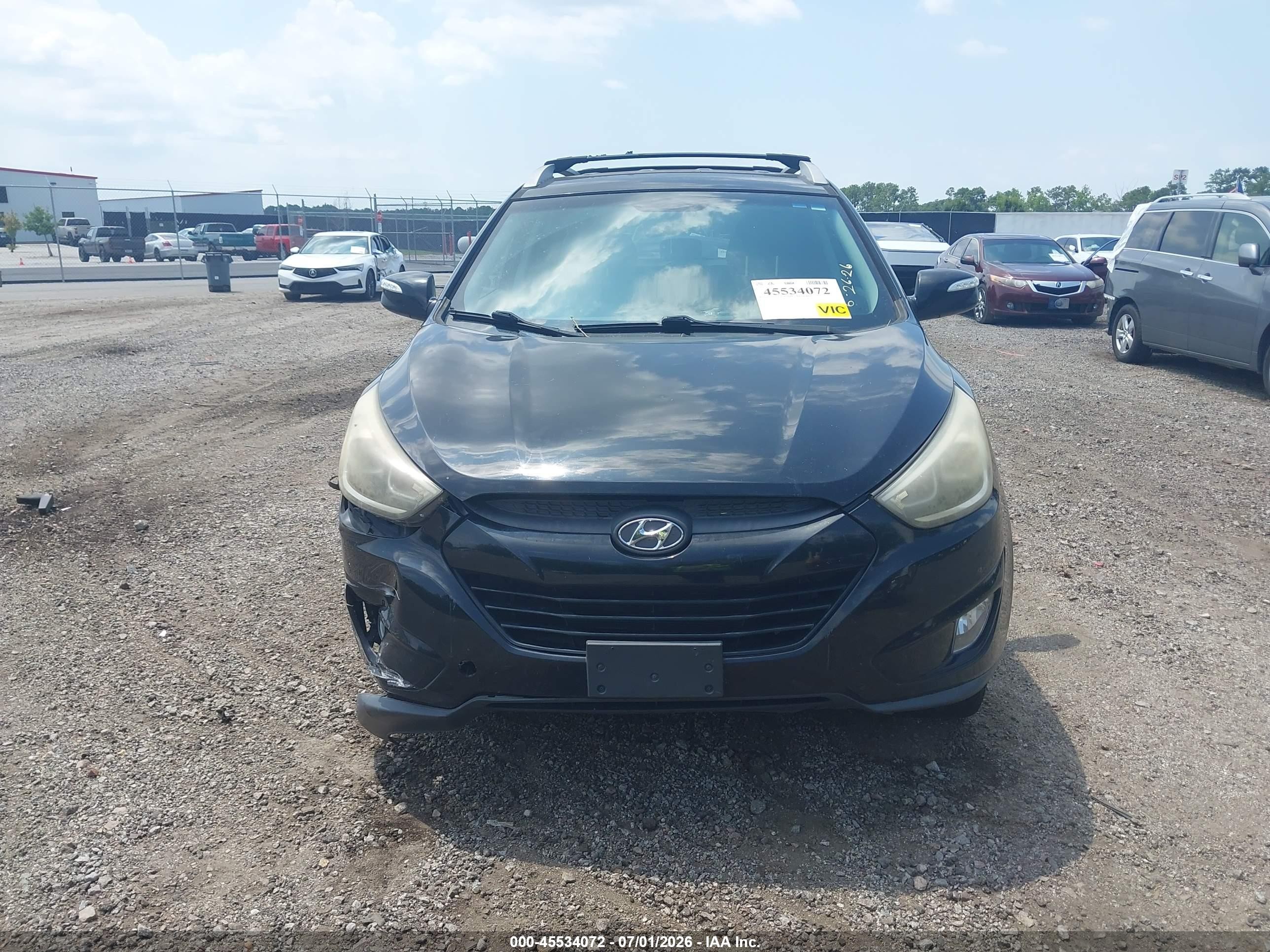 2014 Hyundai Tucson Walking Dead Edition Черный vin: KM8JUCAG5EU940487