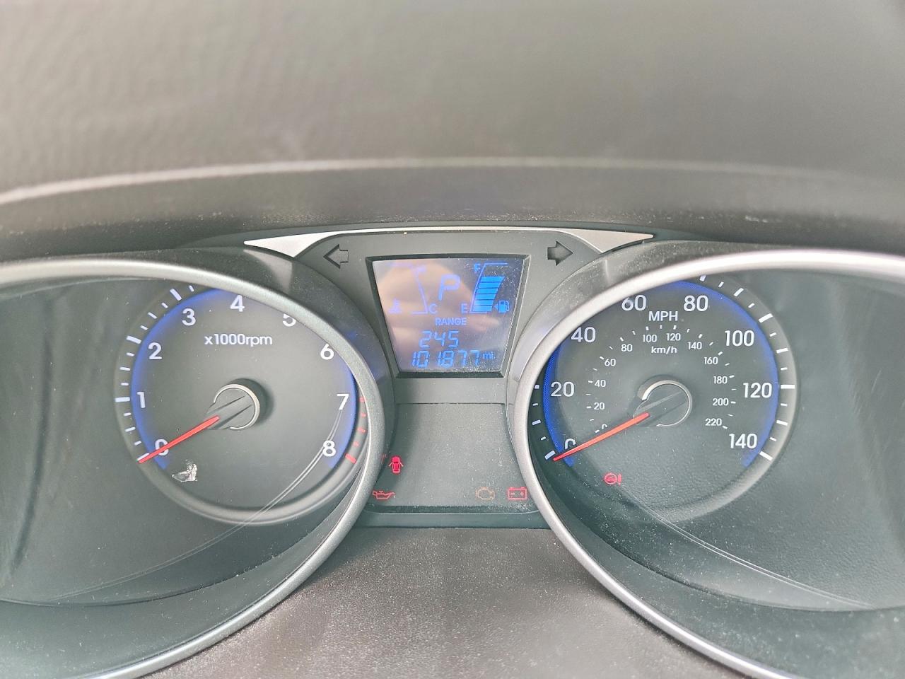 2015 Hyundai Tucson Se Black vin: KM8JUCAG5FU079118