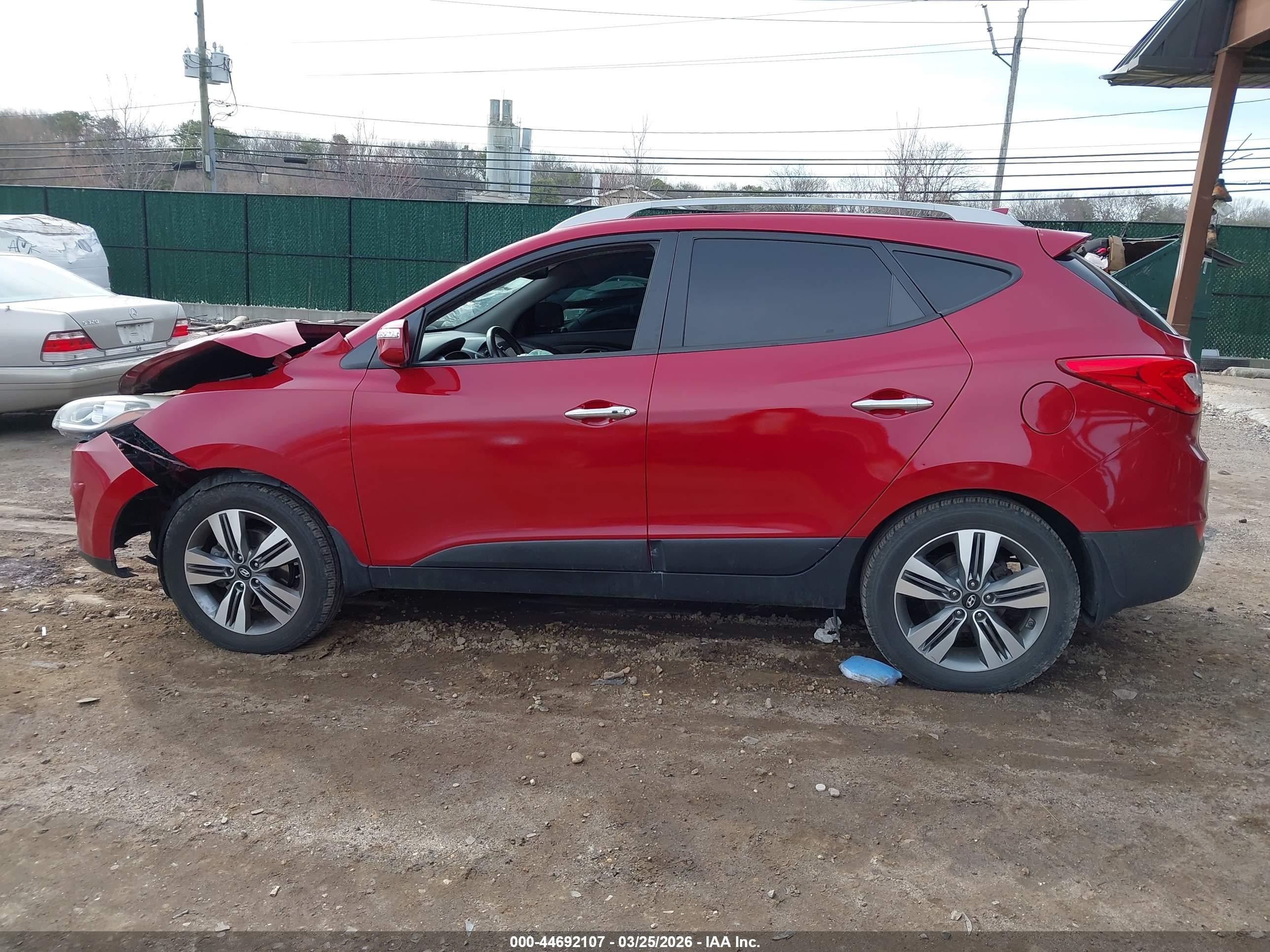 2015 Hyundai Tucson Limited Red vin: KM8JUCAG5FU092757