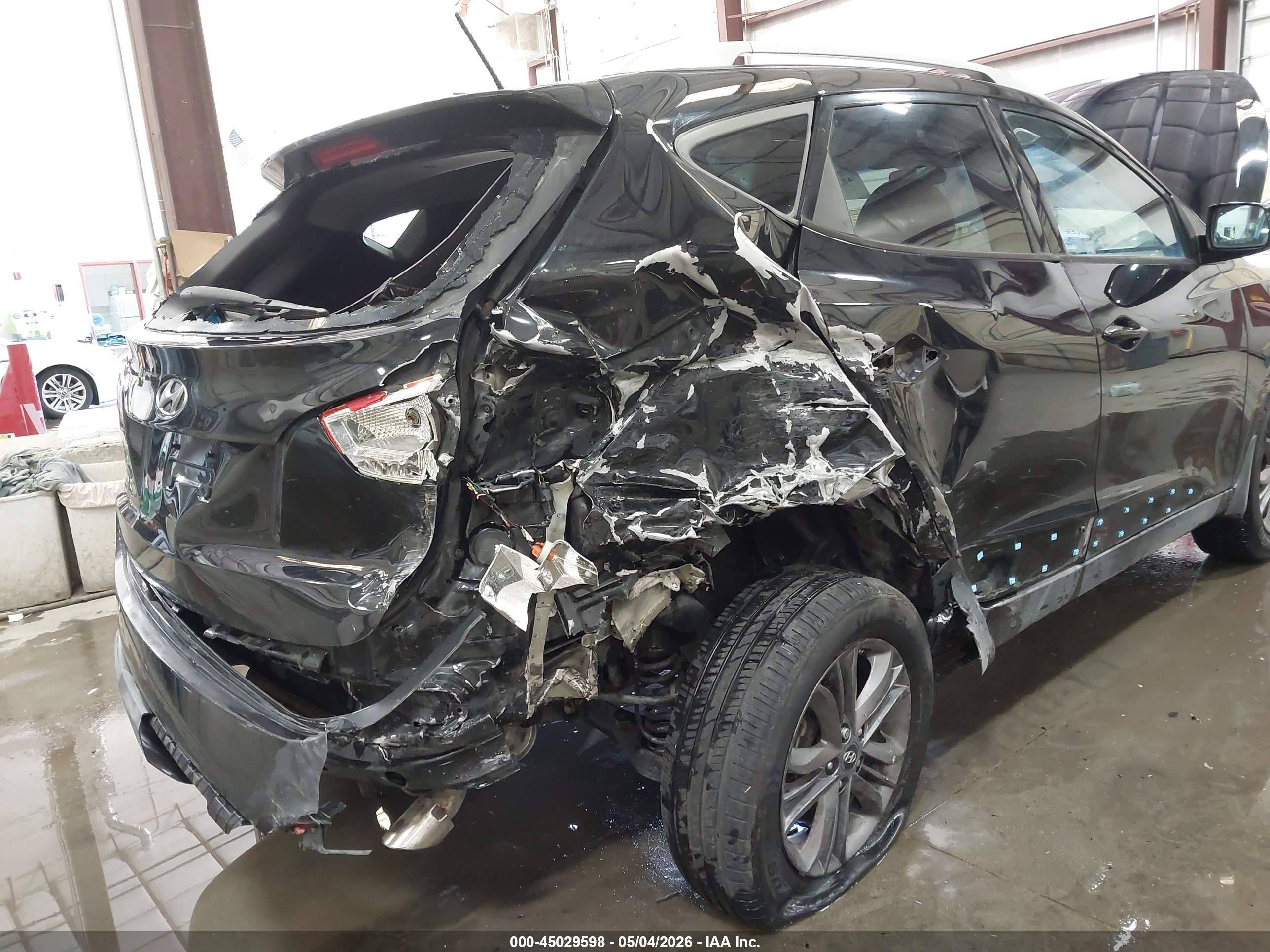 2015 Hyundai Tucson Se Black vin: KM8JUCAG5FU108634