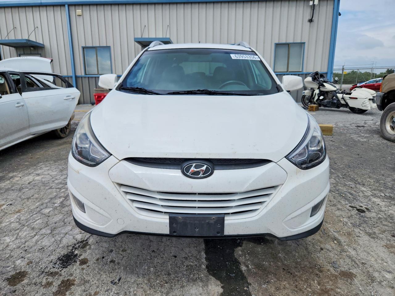 2015 Hyundai Tucson Se White vin: KM8JUCAG5FU109475