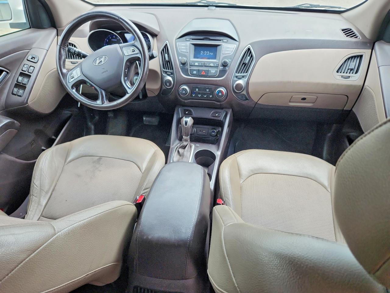 2015 Hyundai Tucson Se White vin: KM8JUCAG5FU109475