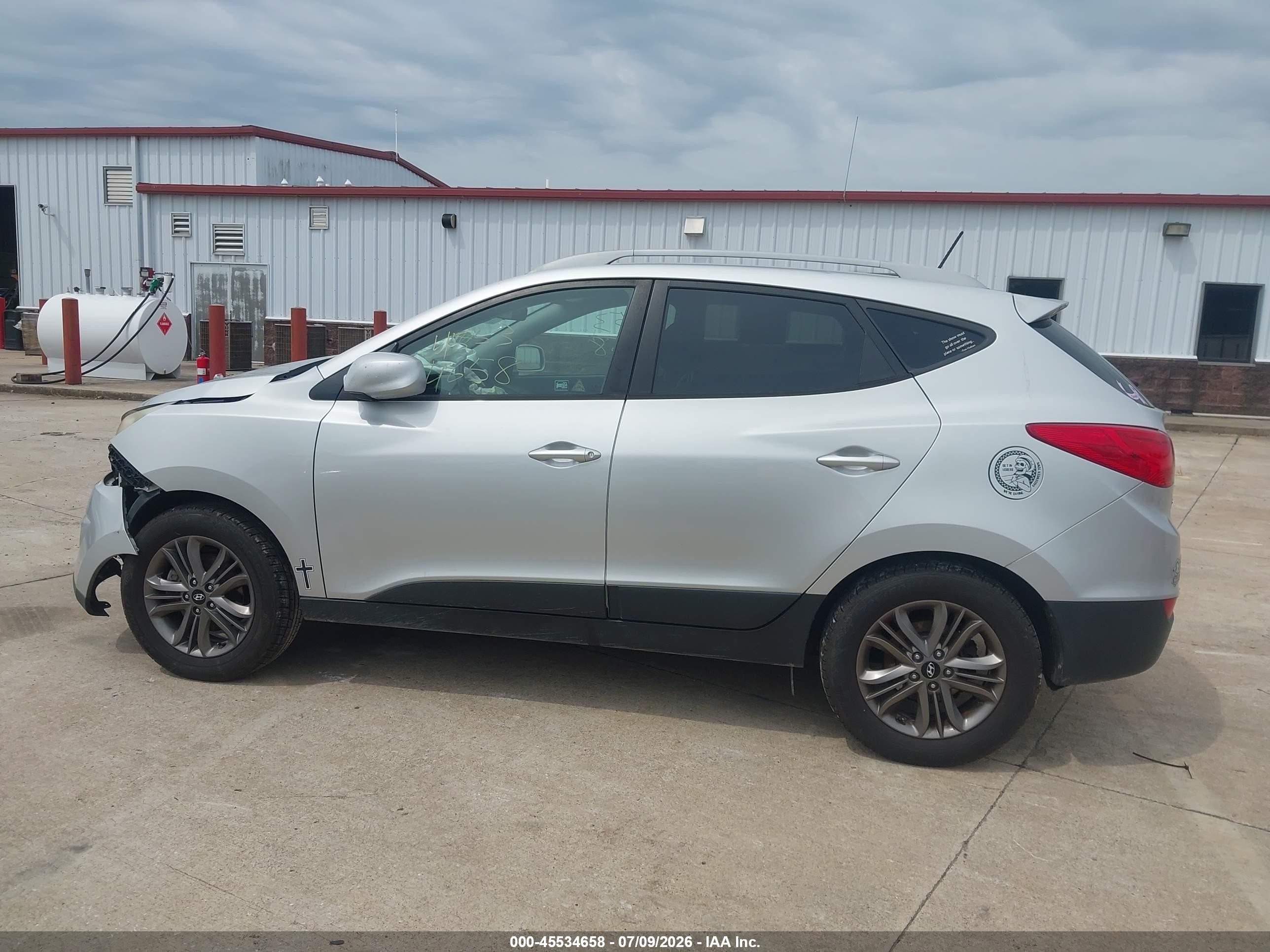 2015 Hyundai Tucson Se Silver vin: KM8JUCAG5FU997404