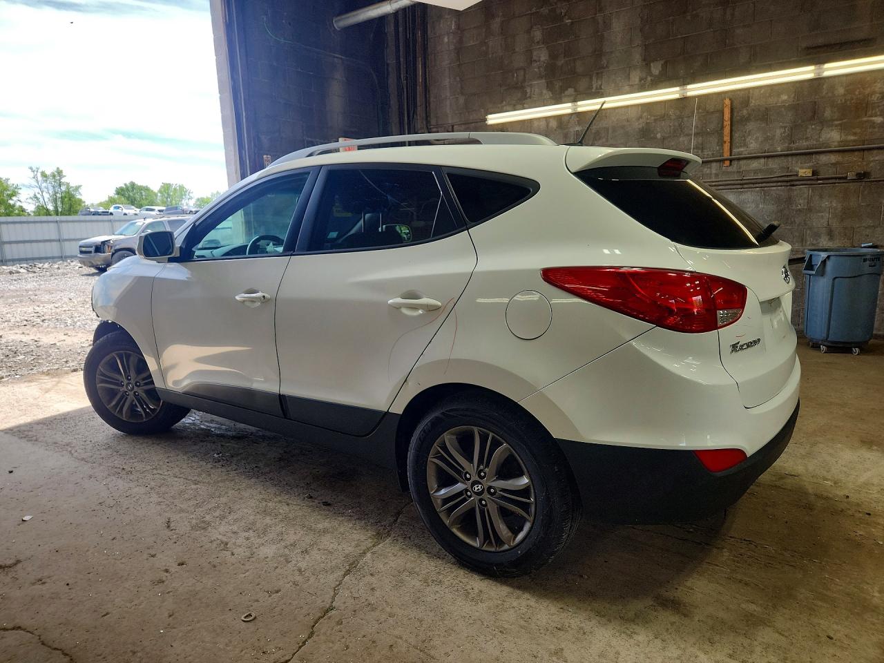 2014 Hyundai Tucson Se Белый vin: KM8JUCAG6EU825641