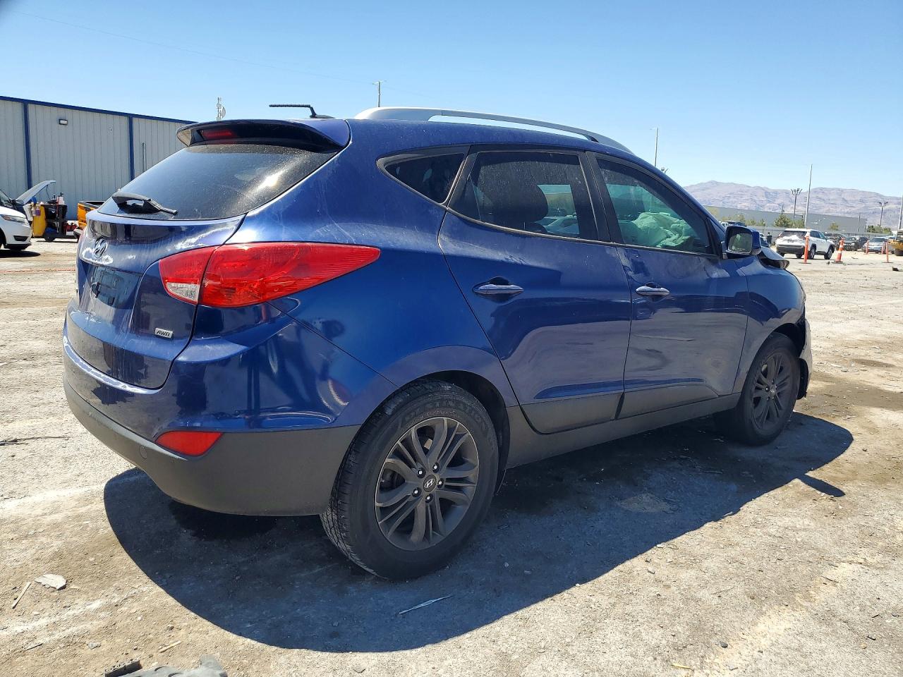 2014 Hyundai Tucson Se Синий vin: KM8JUCAG6EU914772