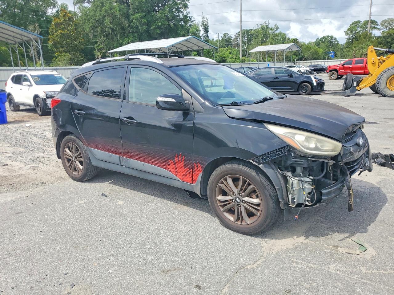2014 Hyundai Tucson The Walking Dead Edition Black vin: KM8JUCAG6EU937436