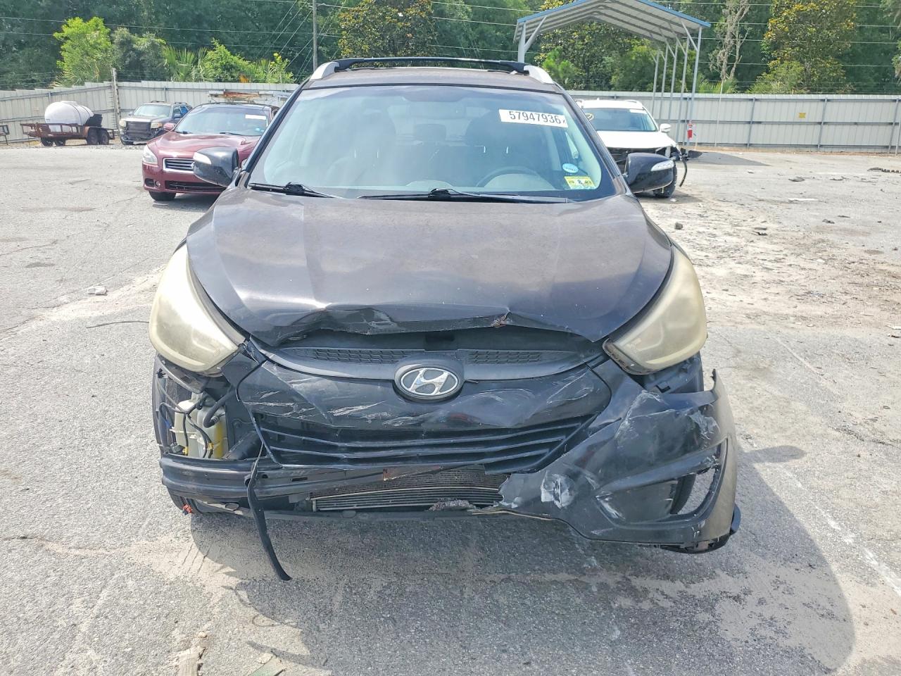 2014 Hyundai Tucson The Walking Dead Edition Black vin: KM8JUCAG6EU937436