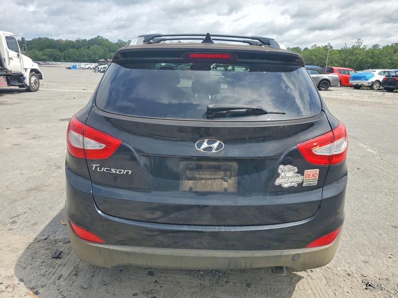 2014 Hyundai Tucson The Walking Dead Edition Black vin: KM8JUCAG6EU937436