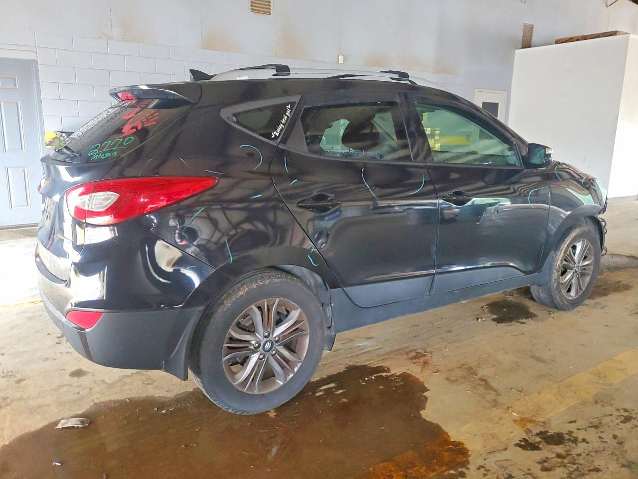 2014 Hyundai Tucson The Walking Dead Edition Black vin: KM8JUCAG6EU940174