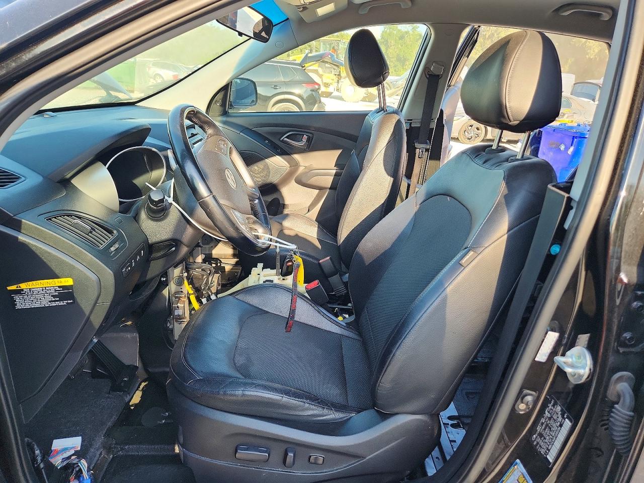 2015 Hyundai Tucson Se Черный vin: KM8JUCAG6FU085056