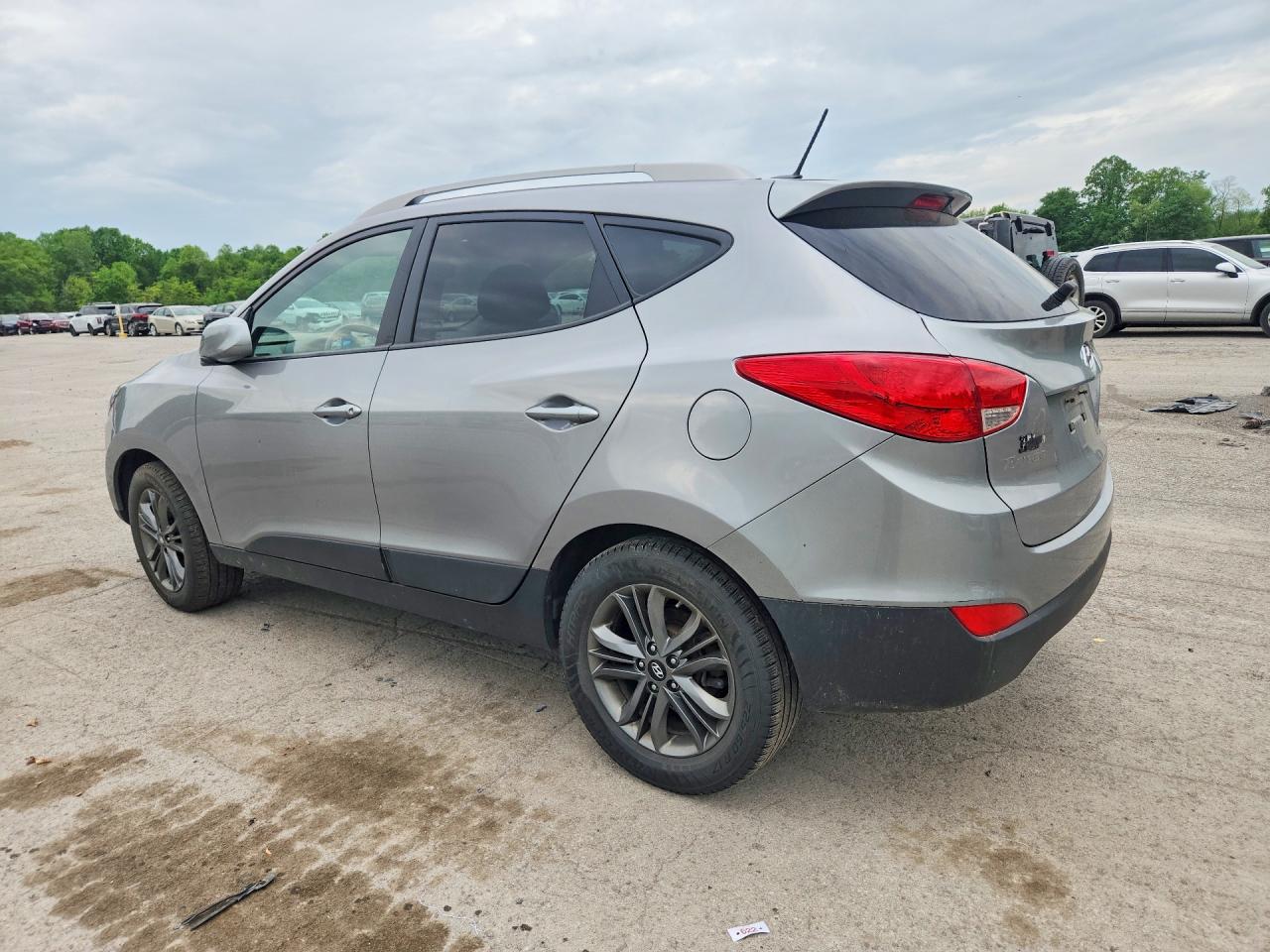2015 Hyundai Tucson Se Gray vin: KM8JUCAG6FU117486
