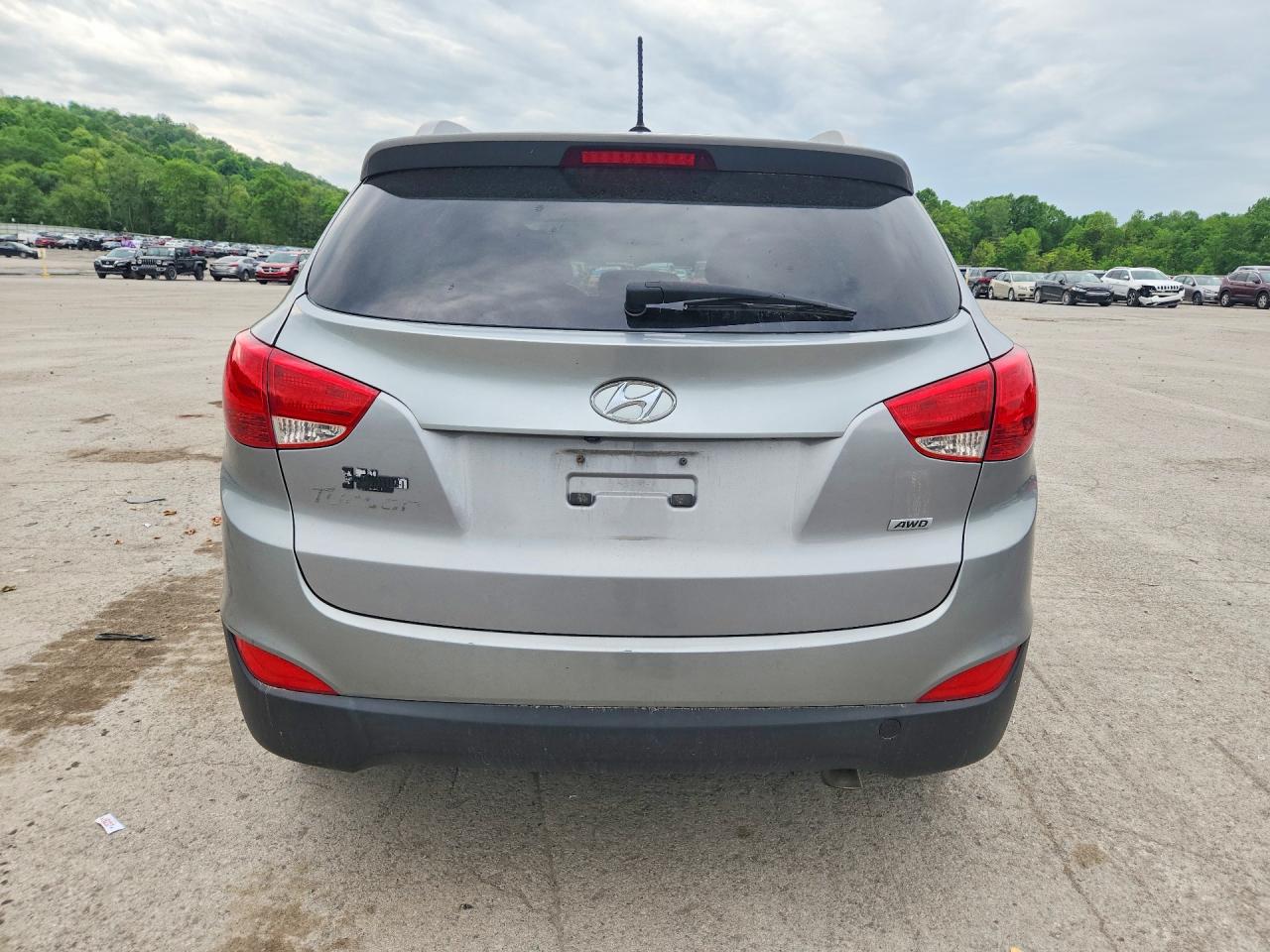 2015 Hyundai Tucson Se Gray vin: KM8JUCAG6FU117486