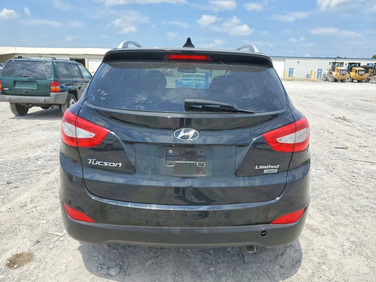 2014 Hyundai Tucson Limited Черный vin: KM8JUCAG7EU797722