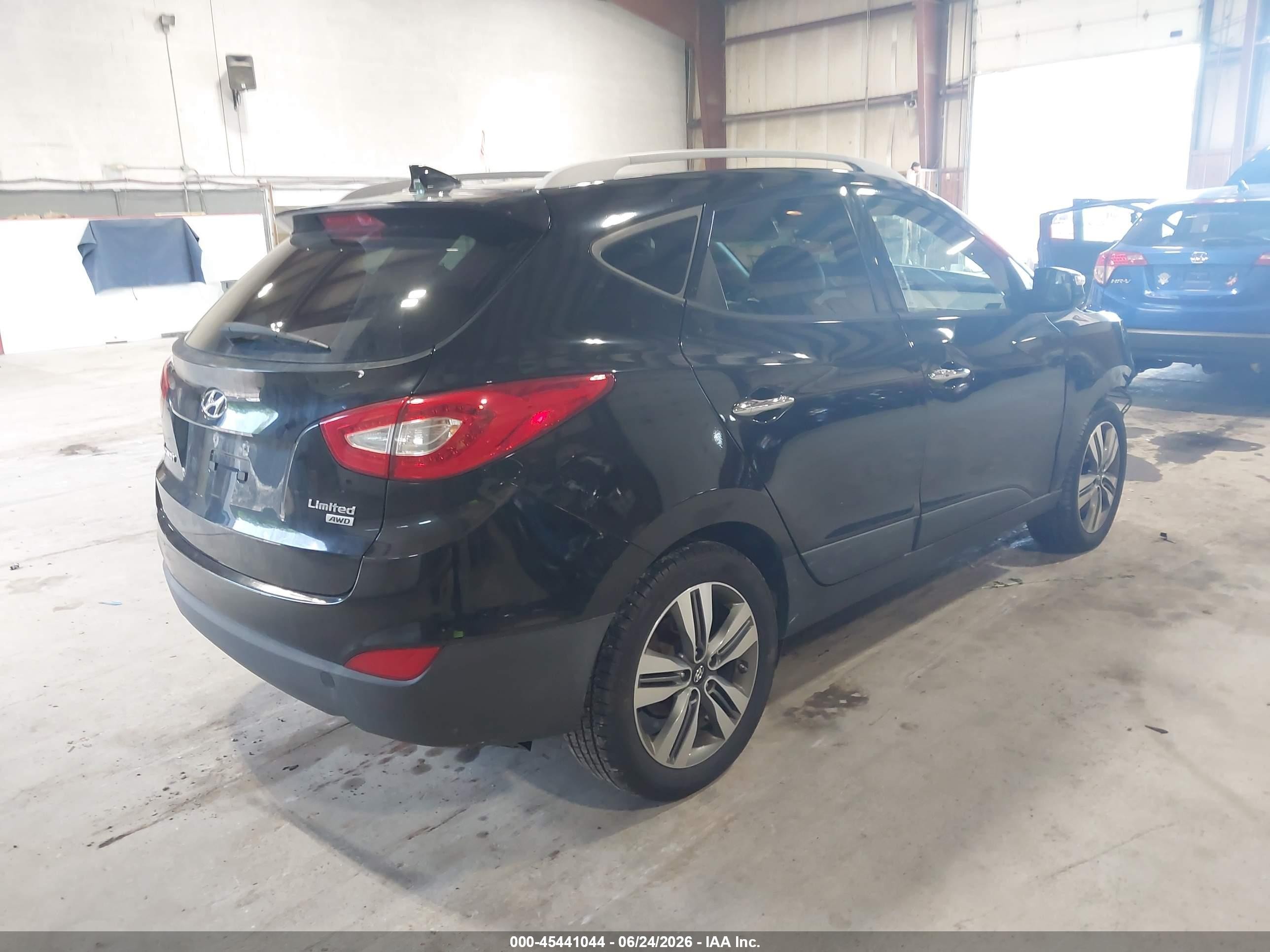 2015 Hyundai Tucson Limited Black vin: KM8JUCAG7FU069478