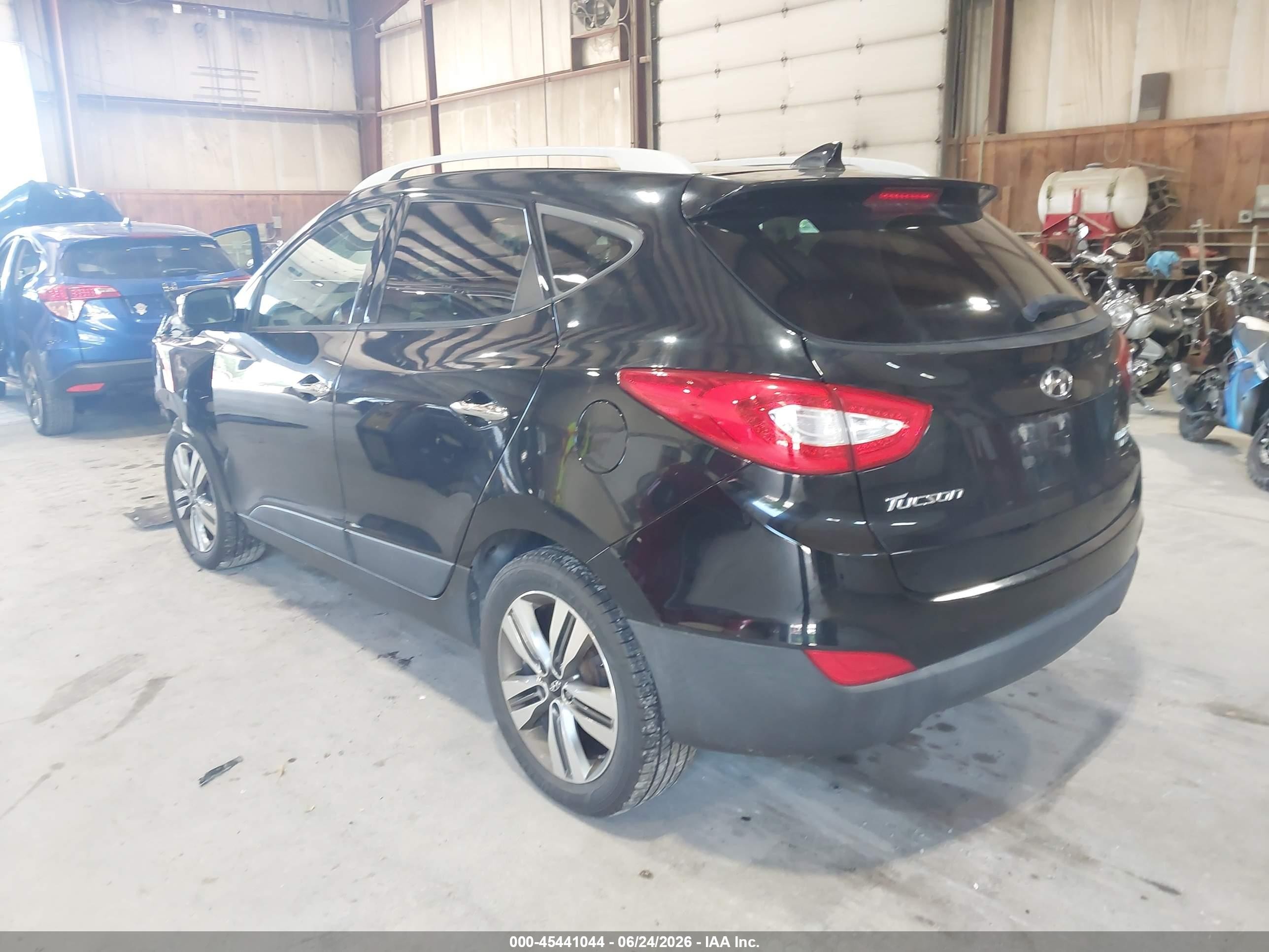 2015 Hyundai Tucson Limited Black vin: KM8JUCAG7FU069478